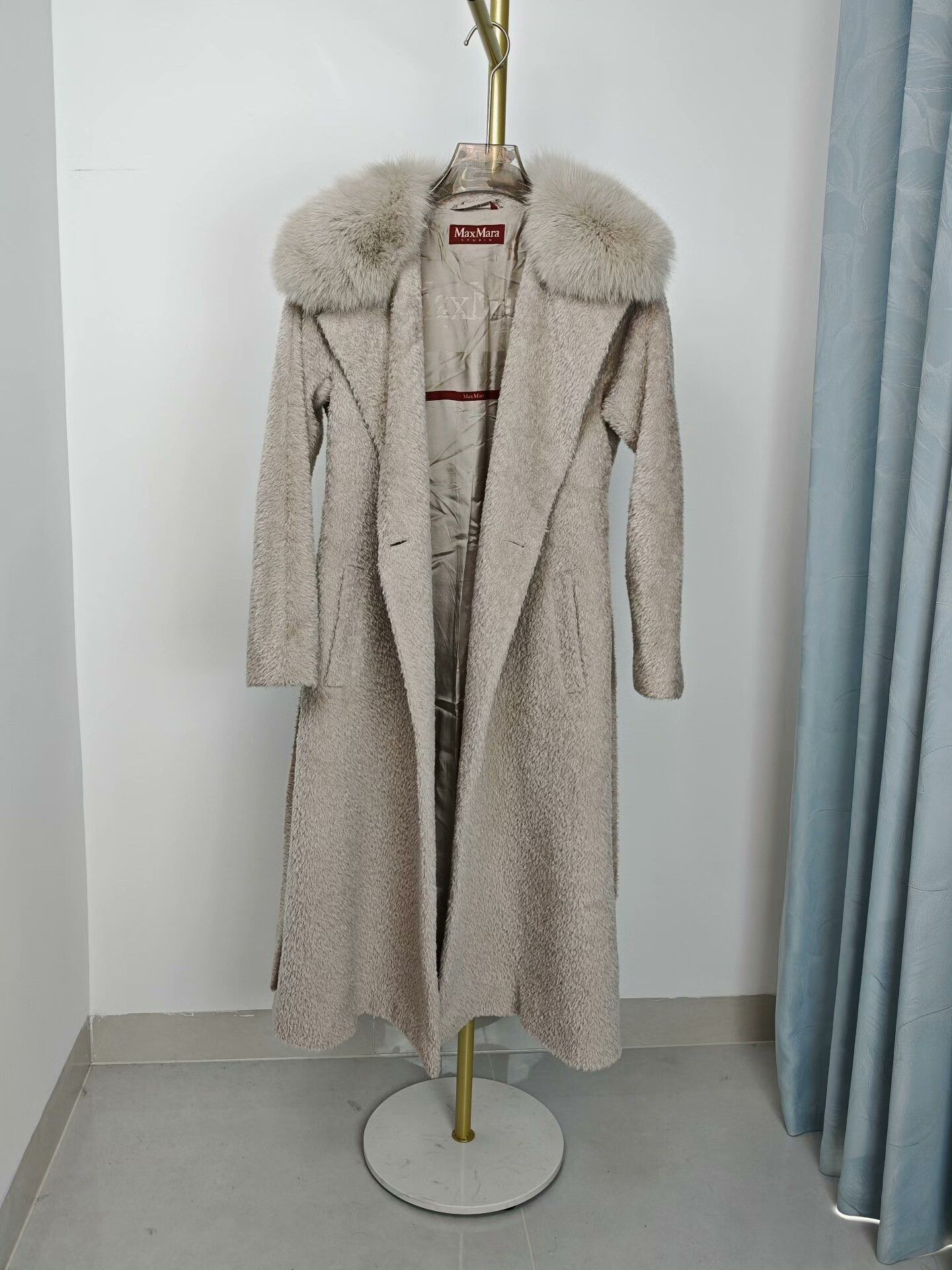 Max Mara MaxMara Studio Alpaca Wool Coat for Women Size US M / EU 48-50 / 2 - 1 Thumbnail