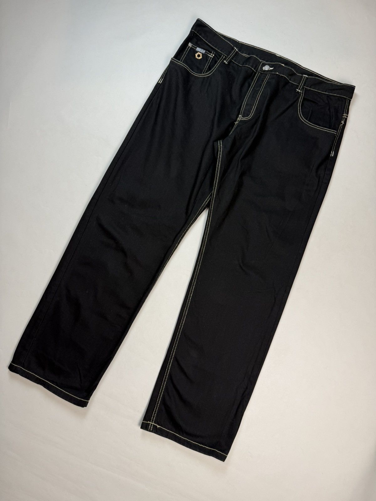 Southpole Southpole Men’s Y2K Rap Baggy Denim Wide Leg Jeans Size 44 Size US 36 / EU 52 - 4 Thumbnail