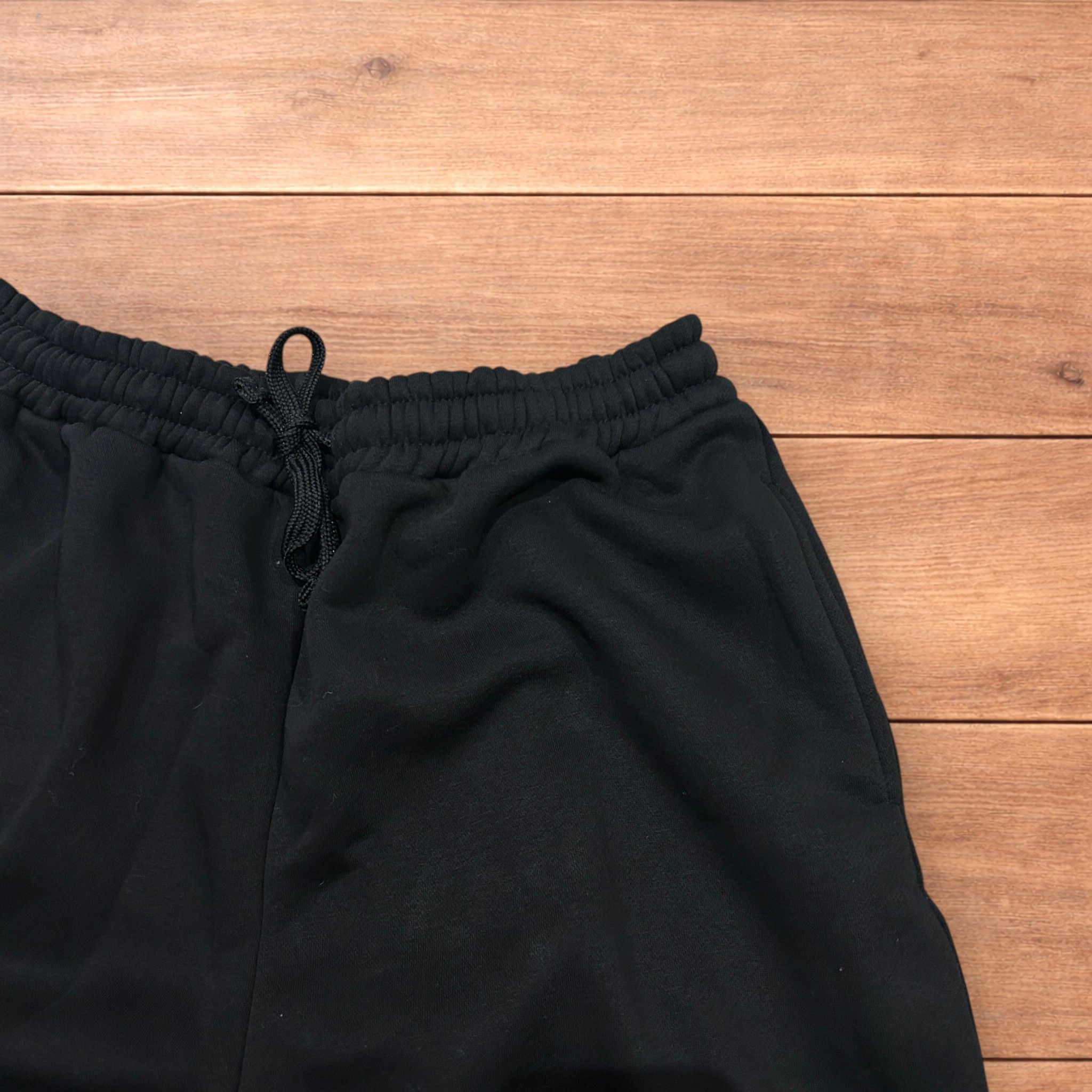 Japanese Brand Super baggy wide leg Korean joggers in black. Size US 34 / EU 50 - 5 Thumbnail