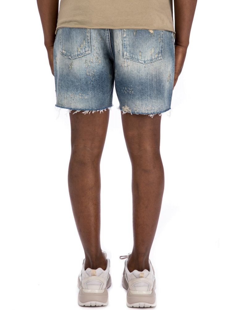 Saint Laurent Paris o1bcso1str0924 Destroyed California Shorts in Blue Size US 34 / EU 50 - 3 Thumbnail