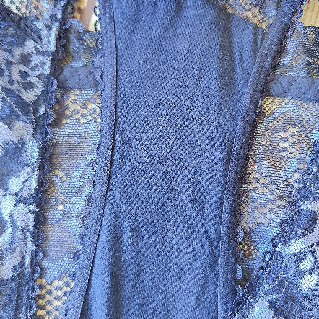 Salvage Savage X Fenty Sheer Stretch Floral Lace Teddy sz S Size S / US 4 / IT 40 - 10 Thumbnail