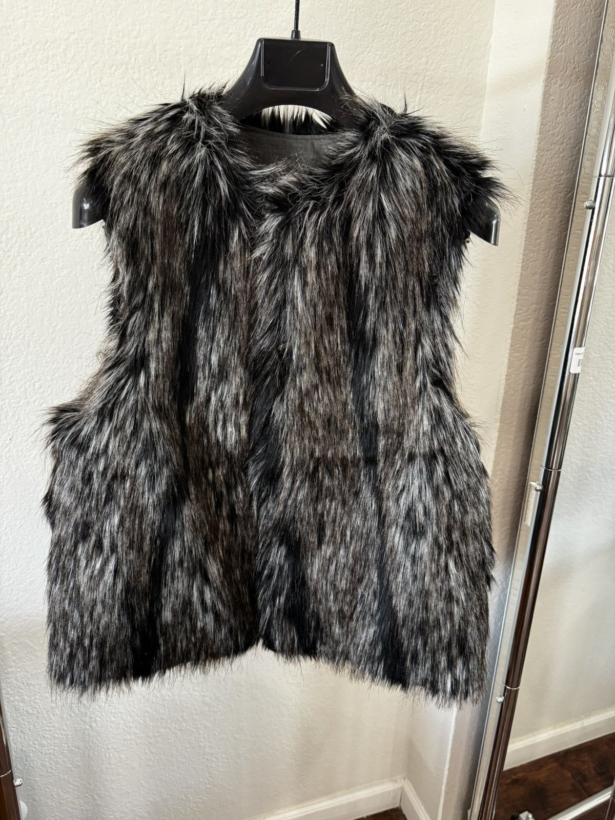 Engineered Garments FW15 Over Vest in Grey Weather Poplin / Faux Fur size M Size US M / EU 48-50 / 2 - 3 Thumbnail