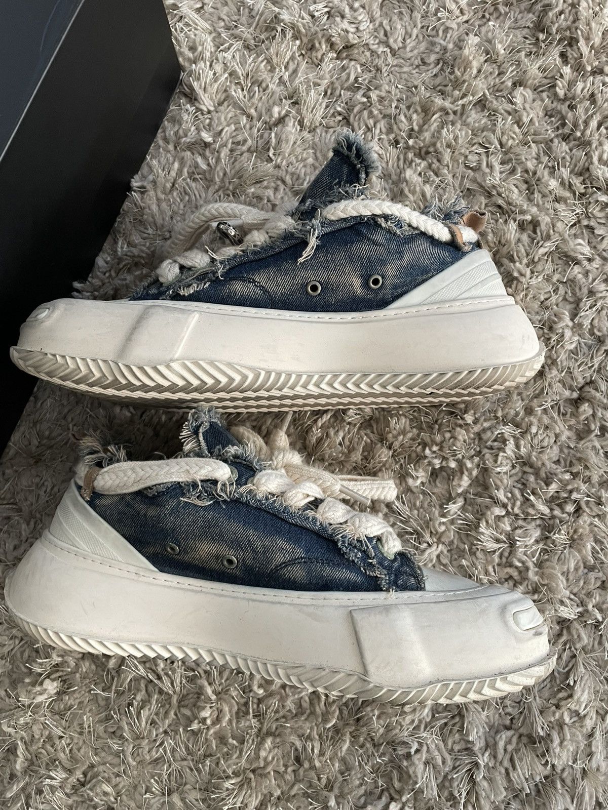 Valabasas Valabasas Blue Denim Low Tops Size US 8 / EU 41 - 3 Thumbnail
