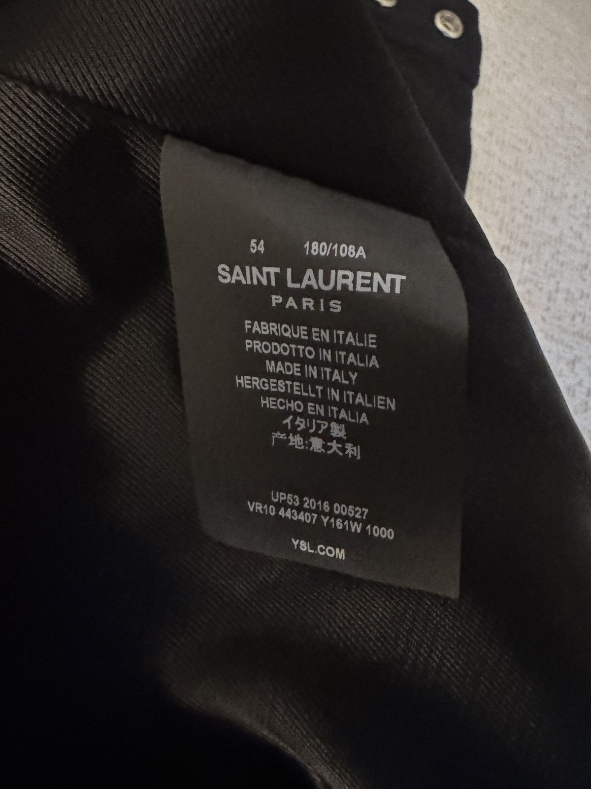 Saint Laurent Paris SAINT LAURENT PARIS PALLADIUM SHOW BOMBER JACKET Size US L / EU 52-54 / 3 - 7 Thumbnail