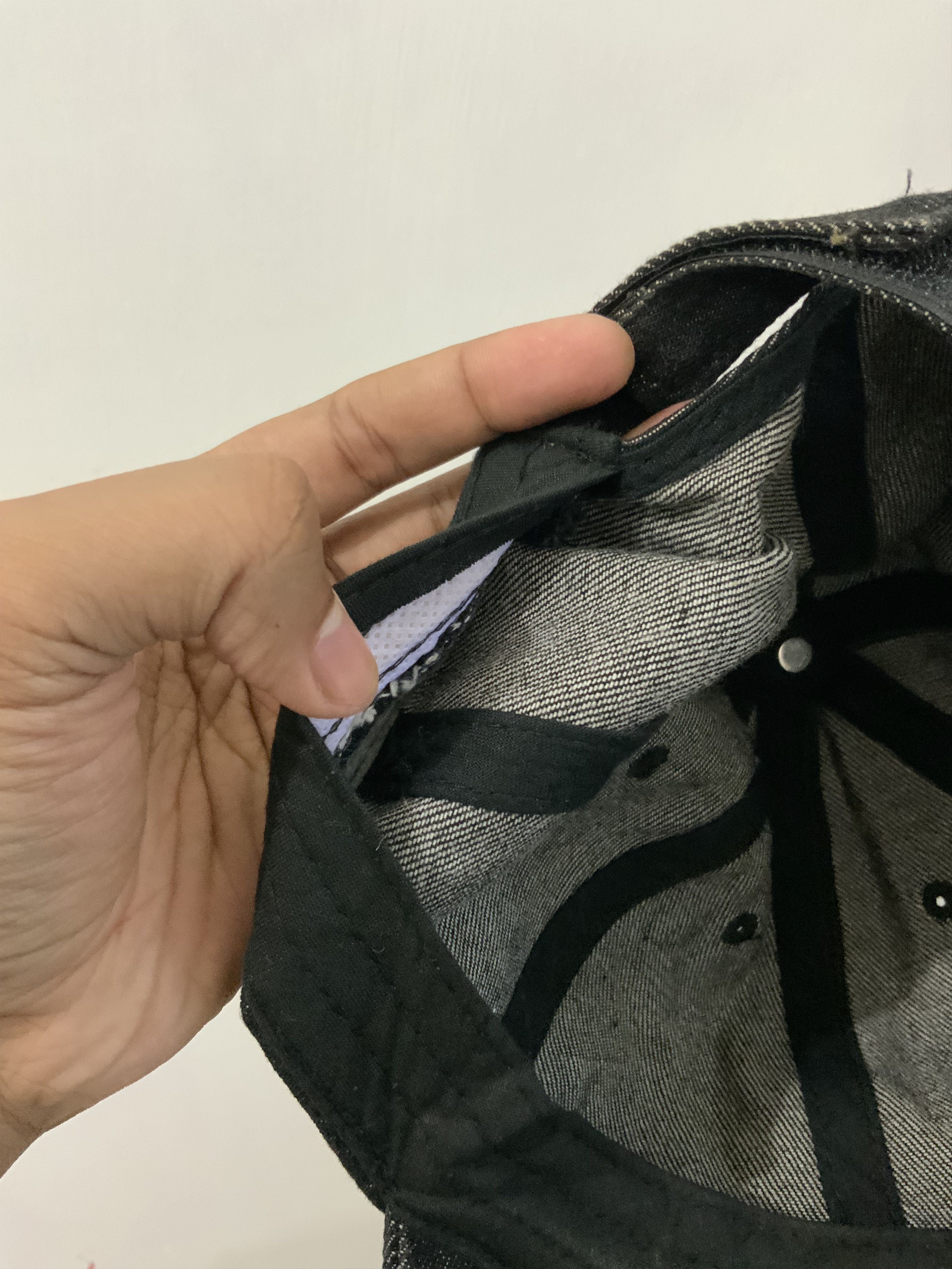 Japanese Brand Black Denime Fade Hat Size ONE SIZE - 11 Thumbnail