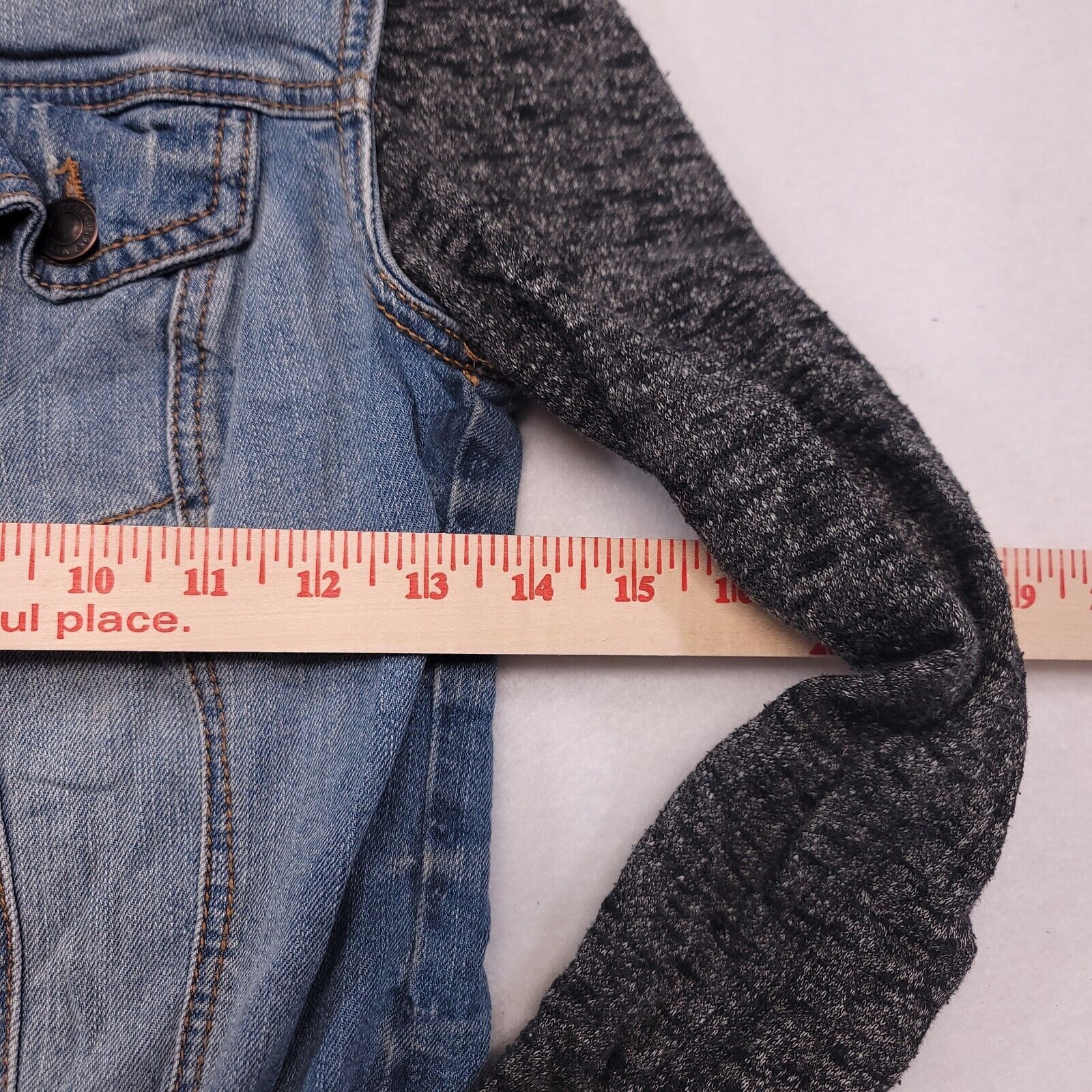 Mossimo Mossimo Supply Co Button Up Denim Hoodie Womens Size XS Gray Size XS / US 0-2 / IT 36-38 - 7 Thumbnail