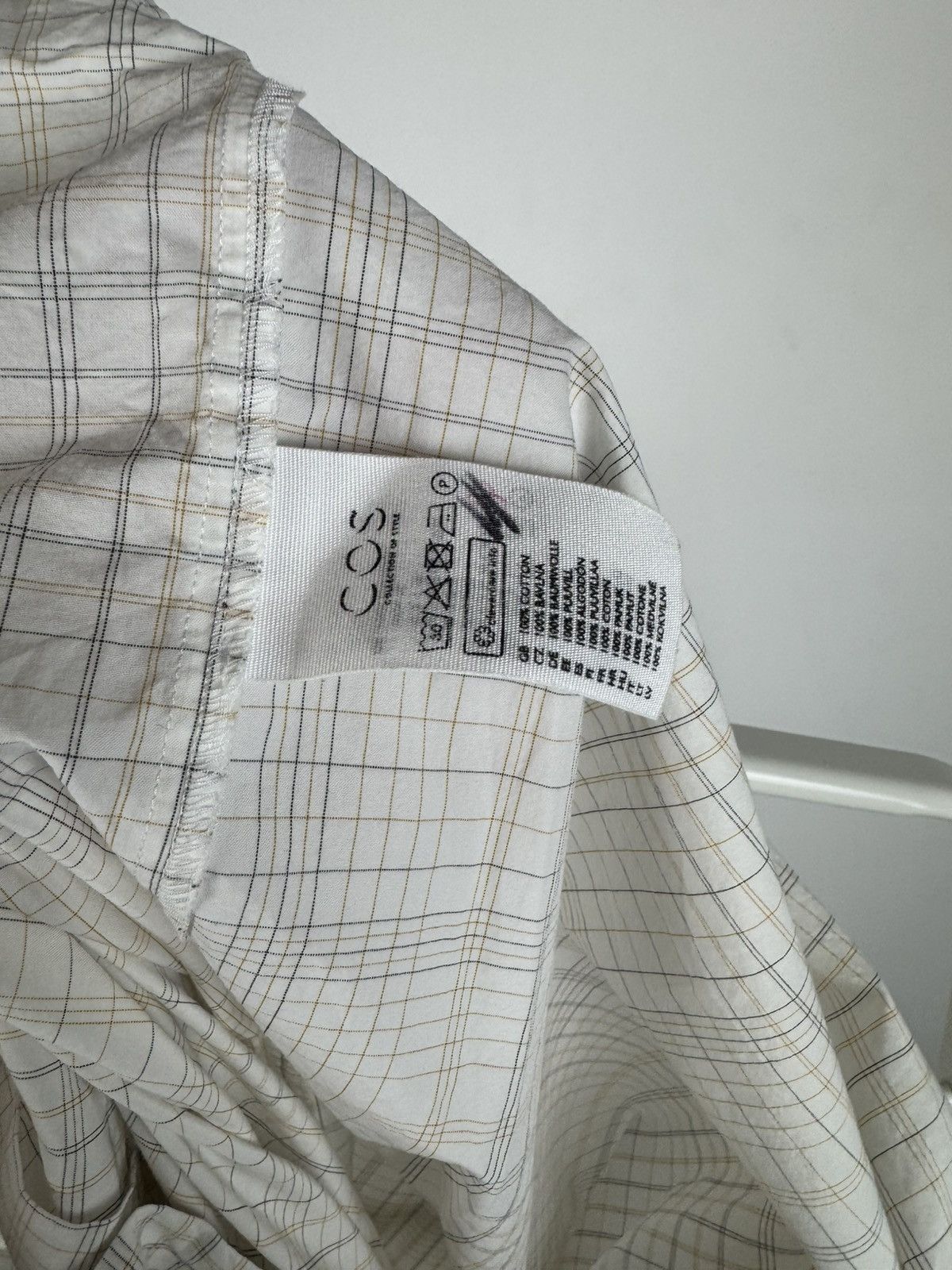 Cos Cos Checkered Long Sleeve Shirt Size US XL / EU 56 / 4 - 4 Thumbnail