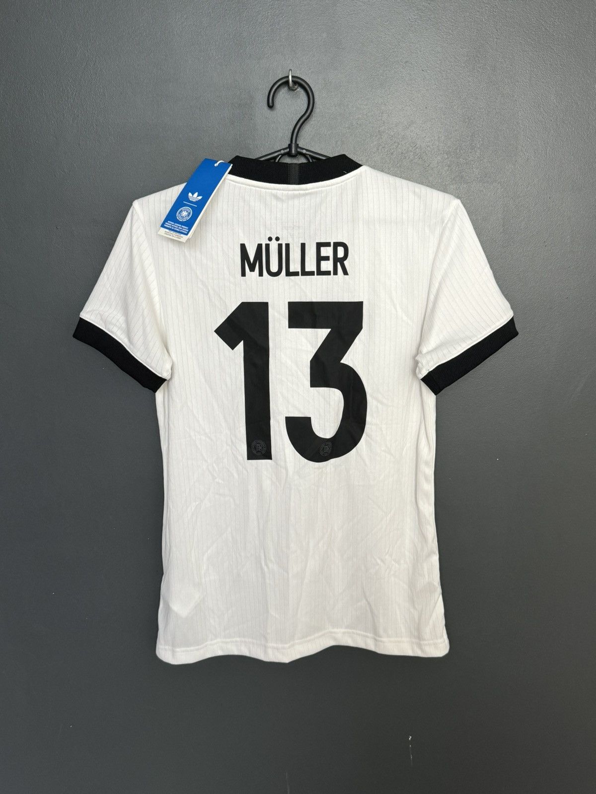 Adidas New Germany Anniversary 125 Muller Football Jersey Size XS / US 0-2 / IT 36-38 - 1 Thumbnail
