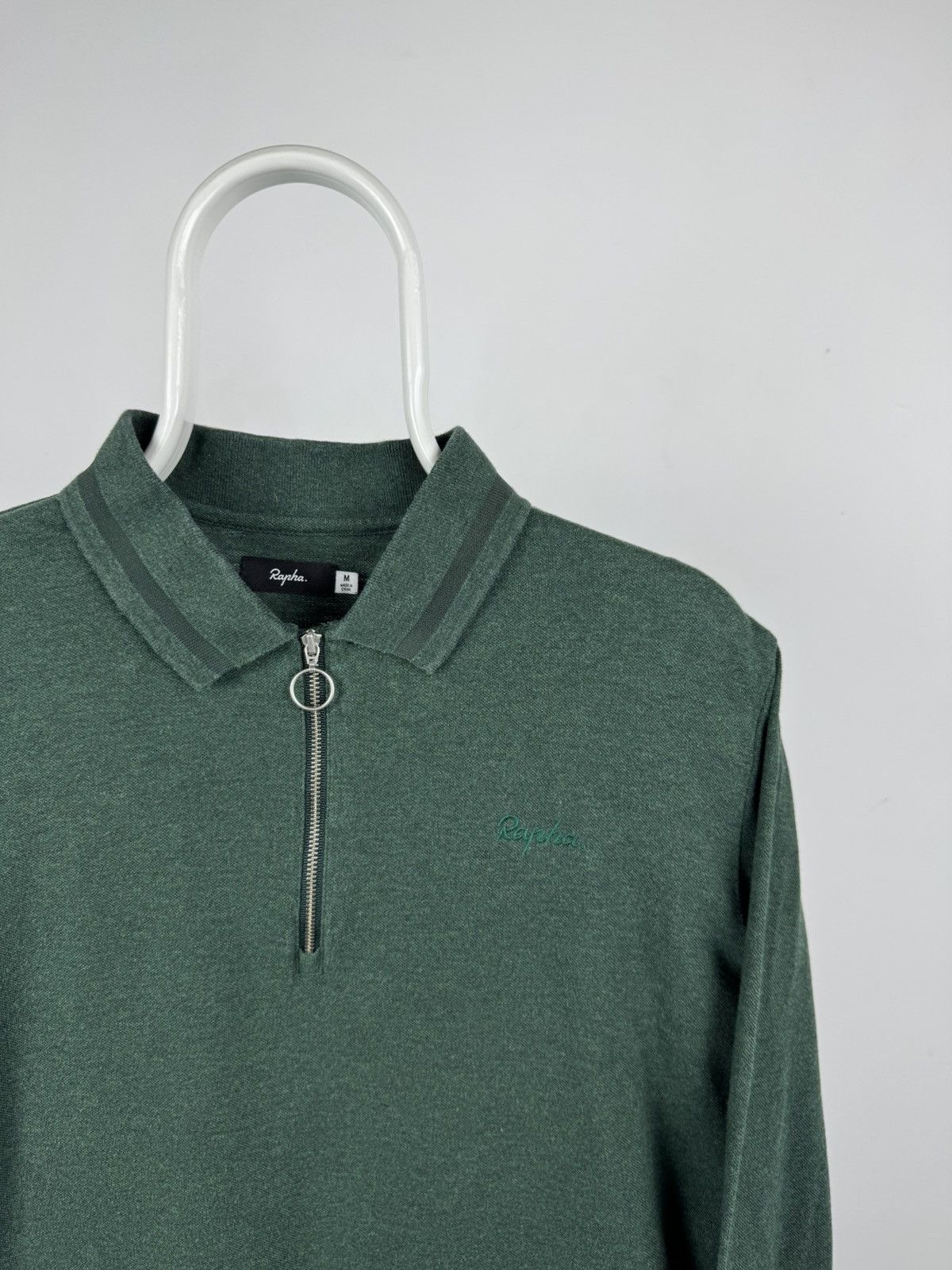 Rapha Rapha Logo Long Sleeve Zip Polo Shirt Size US M / EU 48-50 / 2 - 2 Thumbnail
