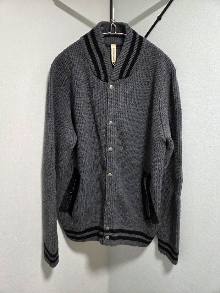 Giorgio Brato Giorgio Brato 가죽 패치 kint Varsity Jacket Size US L / EU 52-54 / 3 - 2 Thumbnail