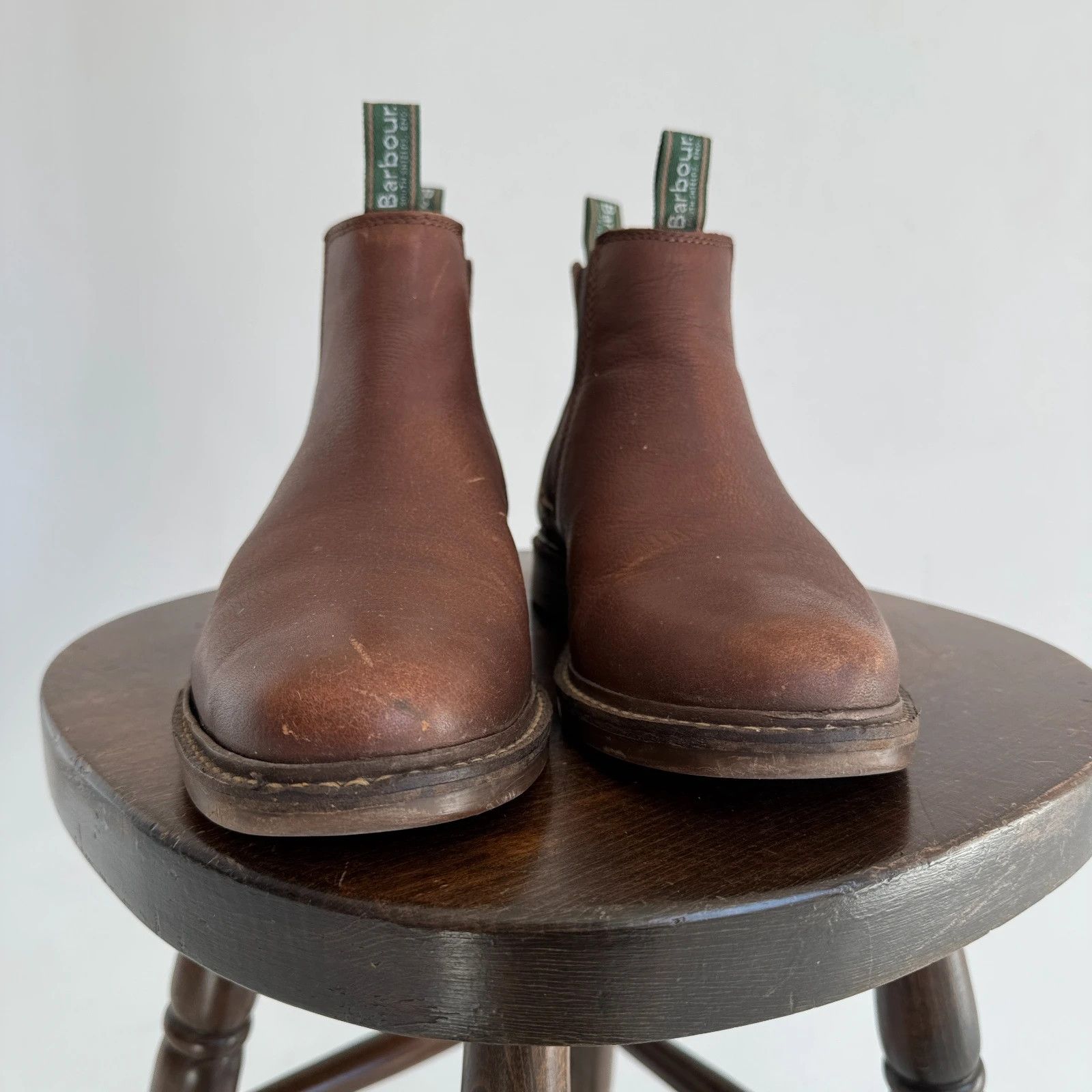 Barbour Barbour Real Leather Preppy Classic Chelsea Boots Size US 8 / EU 41 - 6 Thumbnail