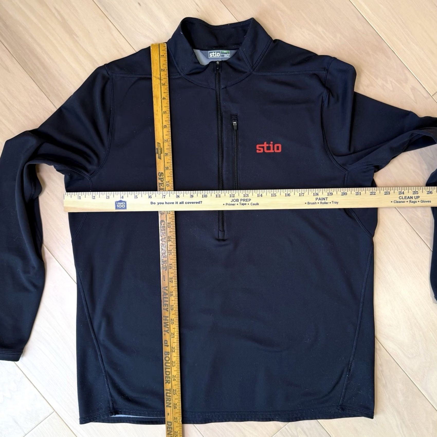 Vintage Stio Fremont Stretch Fleece Half Zip Pullover Large Black Lightweight Outerwear Jacket Size US L / EU 52-54 / 3 - 2 Thumbnail
