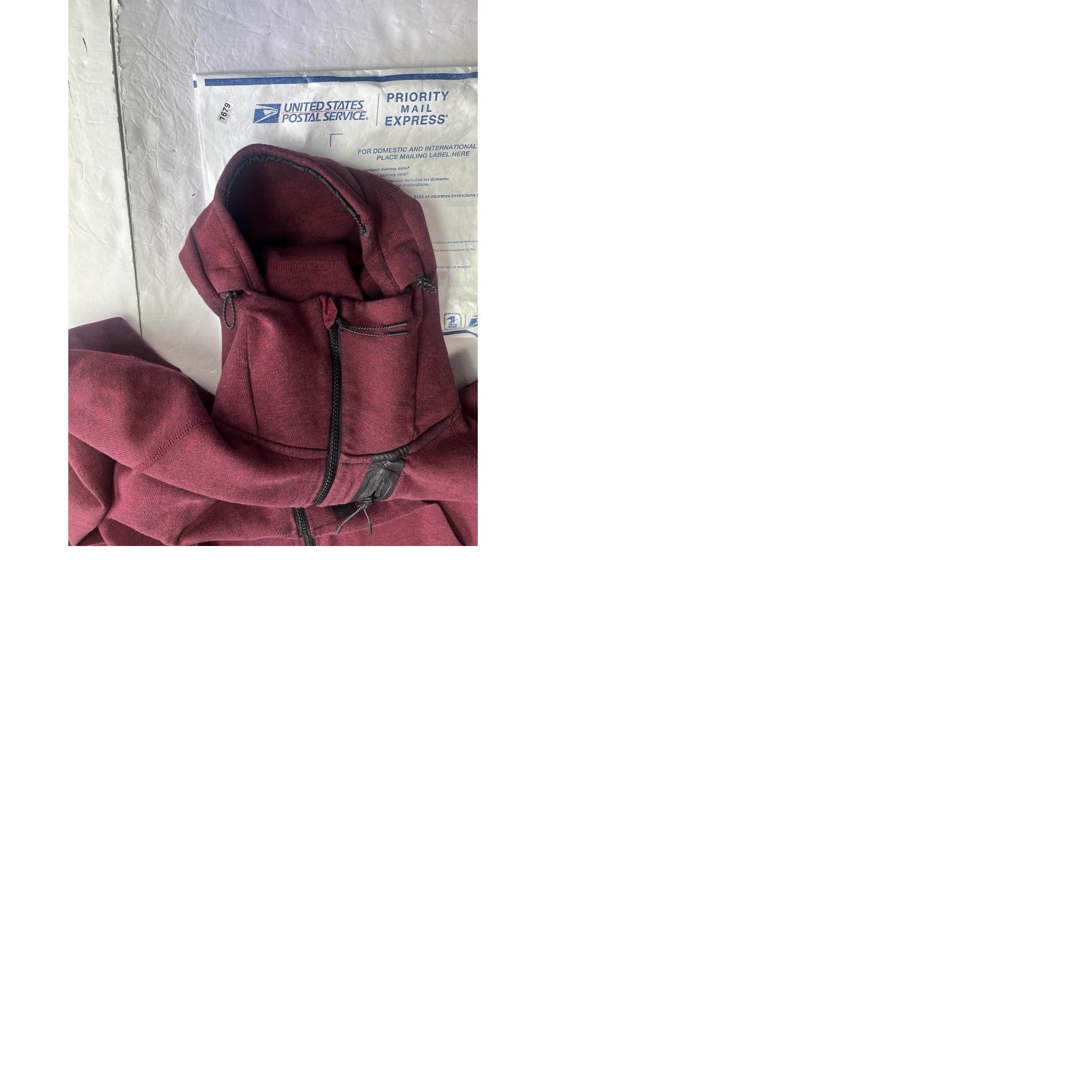 Nike Nike Hoodie Mens M Red Black Full Zip Hooded High Neck Sports Long Sleeve Long Sleeve Size US M / EU 48-50 / 2 - 9 Thumbnail
