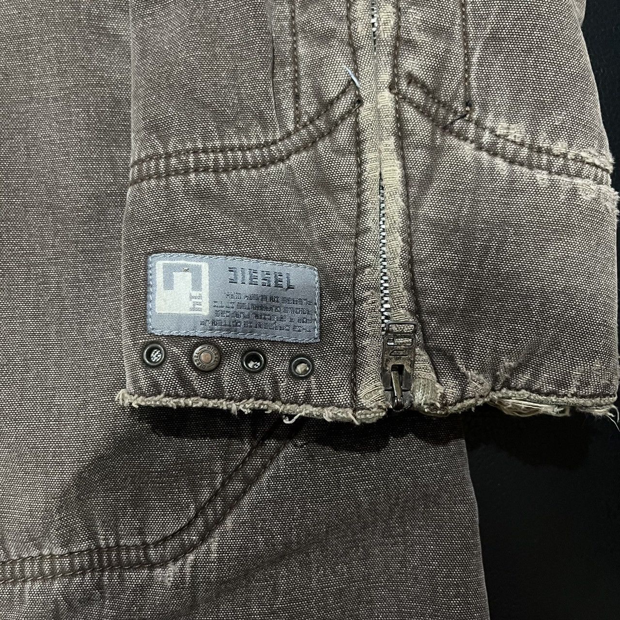 Diesel × Vintage Vintage diesel sicherheitsbekleidung faded distressed jacket Size US S / EU 44-46 / 1 - 10 Thumbnail