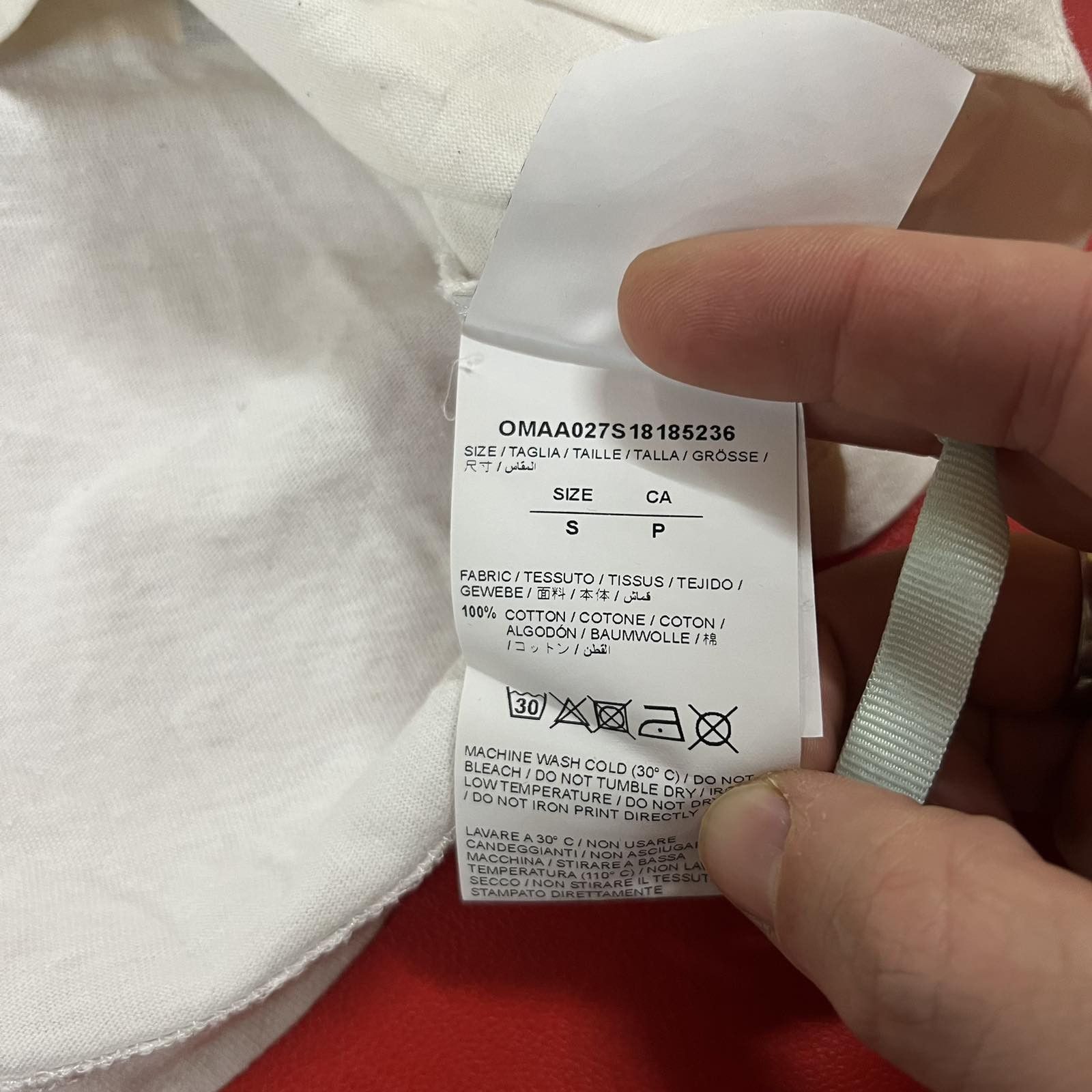 Off-White Off-White Boxing Lamyland Tee Sz S Size US S / EU 44-46 / 1 - 7 Thumbnail