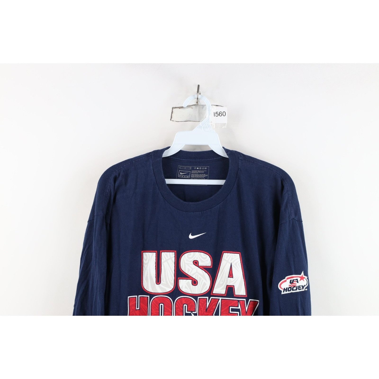 Nike Vintage Y2K Nike Team USA Hockey Olympics T-Shirt Size US L / EU 52-54 / 3 - 2 Thumbnail