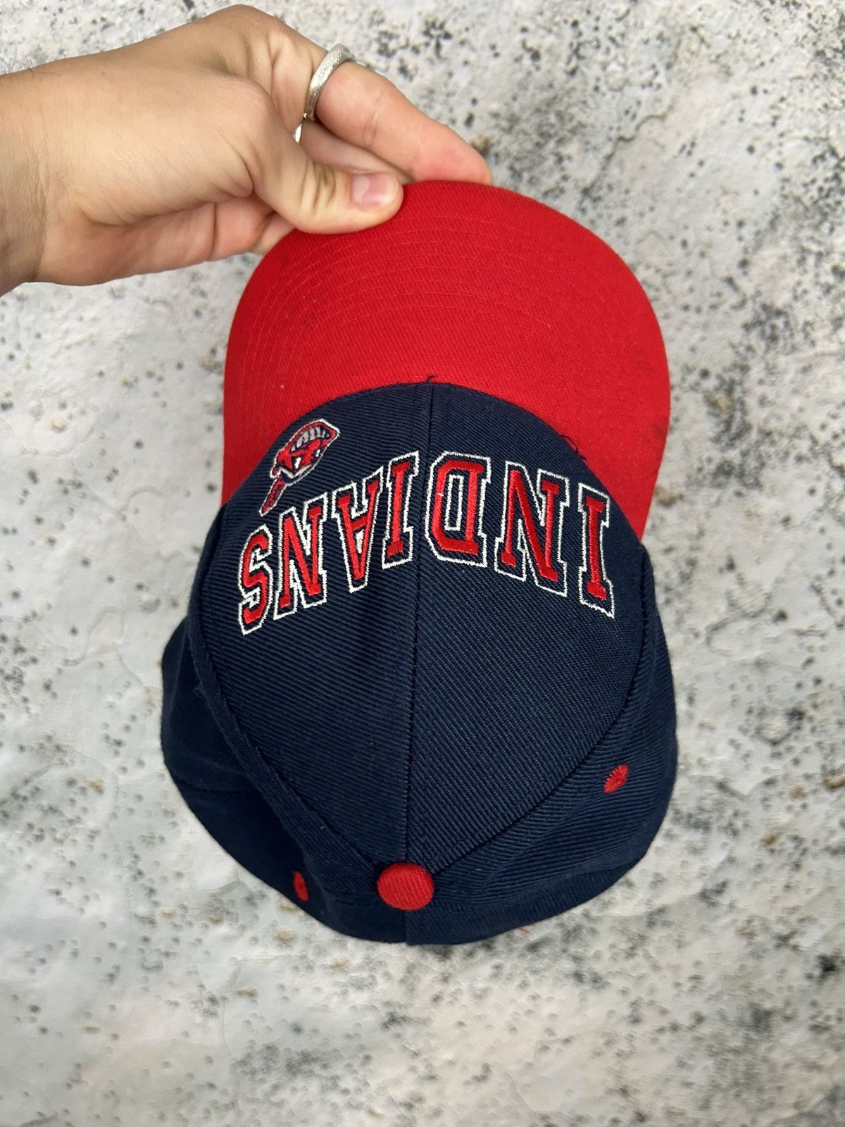 MLB Vintage Cleveland Indians Chief Wahoo MLB Sportswear Cal Size ONE SIZE - 3 Thumbnail