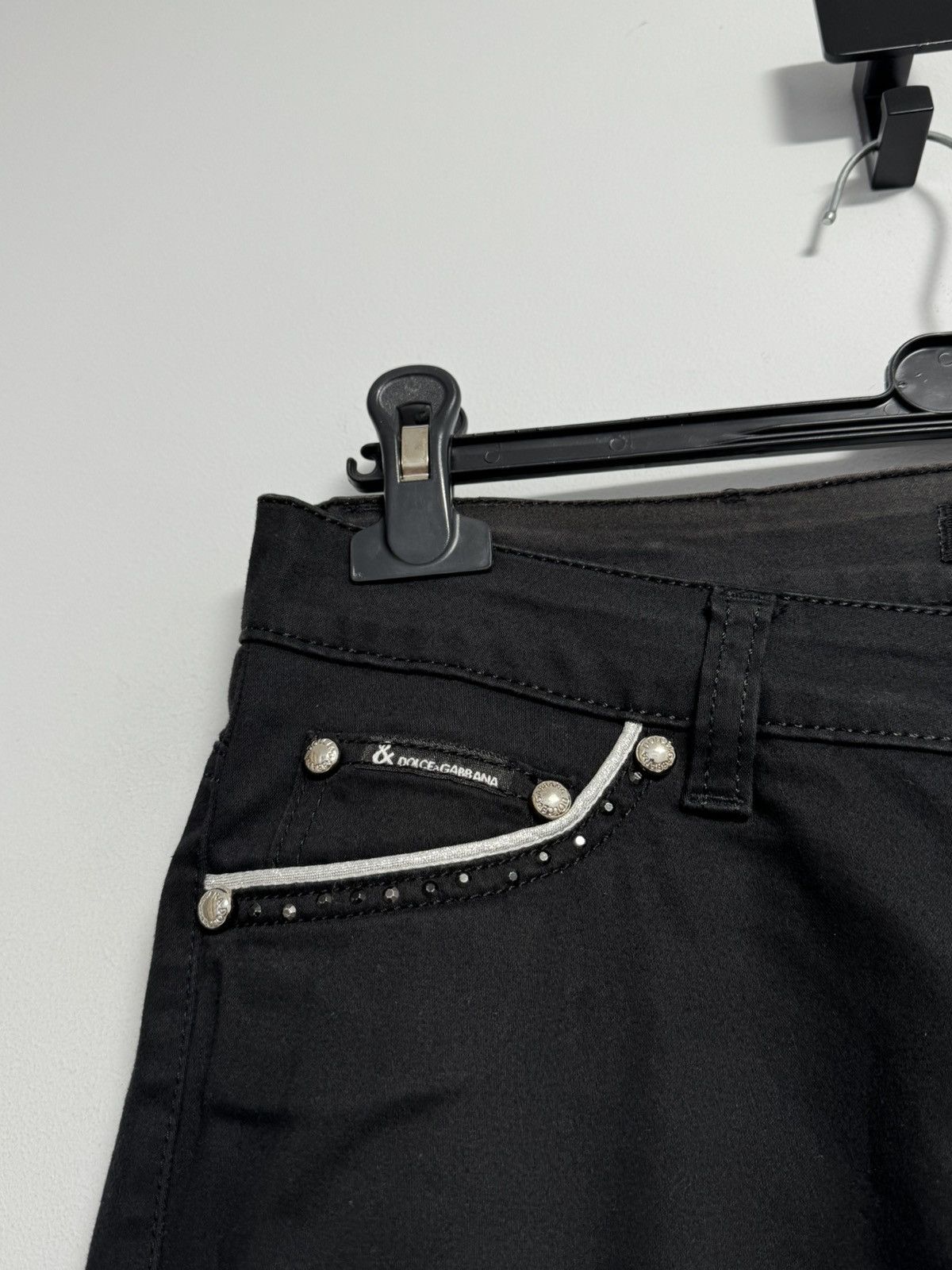 Dolce & Gabbana Dolce&Gabbana Women’s Jeans Pants Luxury Black Size 31" - 14 Thumbnail