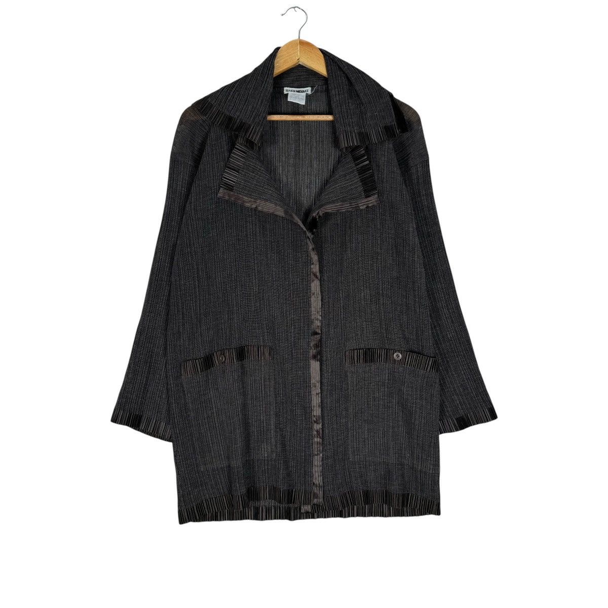 Issey Miyake ☀️ISSEY MIYAKE PLEATS CARDIGAN SWEATER Size M / US 6-8 / IT 42-44 - 4 Thumbnail