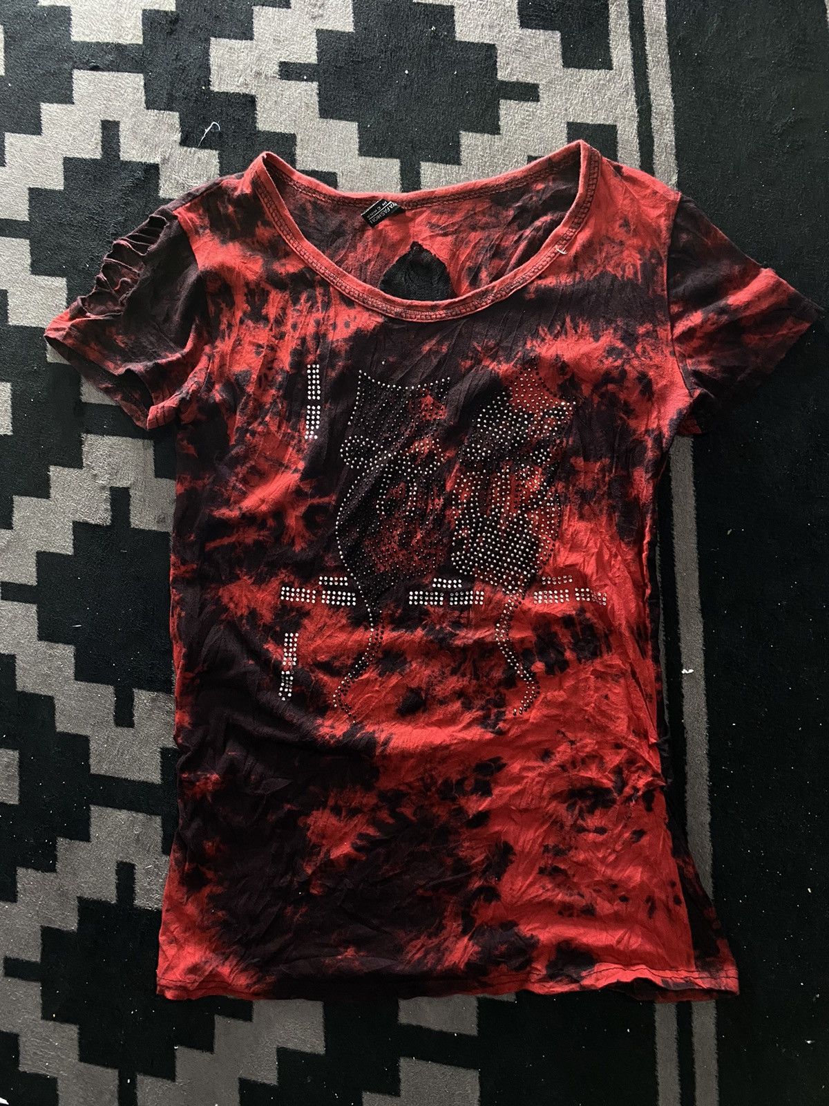 Hysteric Glamour × If Six Was Nine × Japanese Brand Guoya distressed glitter tie dye tshirt Size US M / EU 48-50 / 2 - 1 Thumbnail