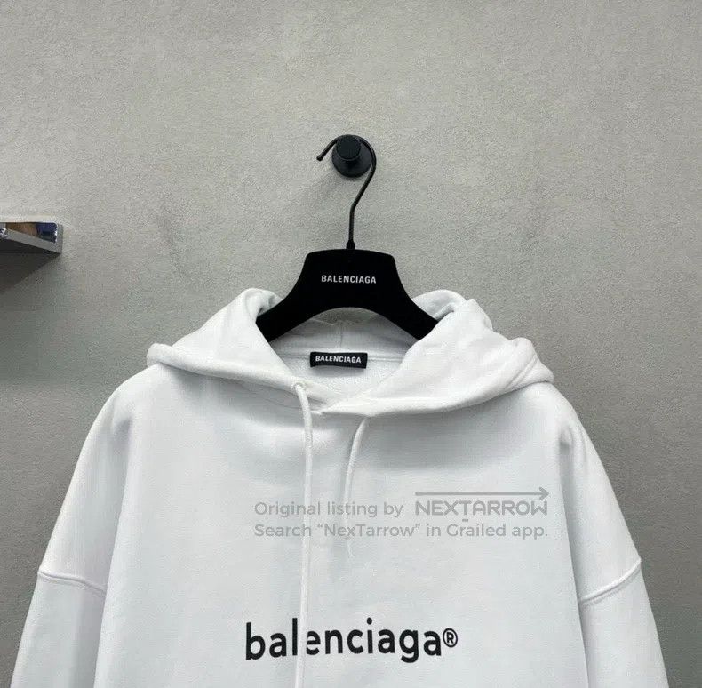 Balenciaga Balenciaga White Hoodie, Size M Size US M / EU 48-50 / 2 - 5 Thumbnail