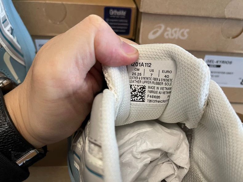 Kiko Kostadinov Kiko Kostadinov Asics White Blue Men's Retro Leisure Runnin Size US 9.5 / EU 42-43 - 2 Thumbnail