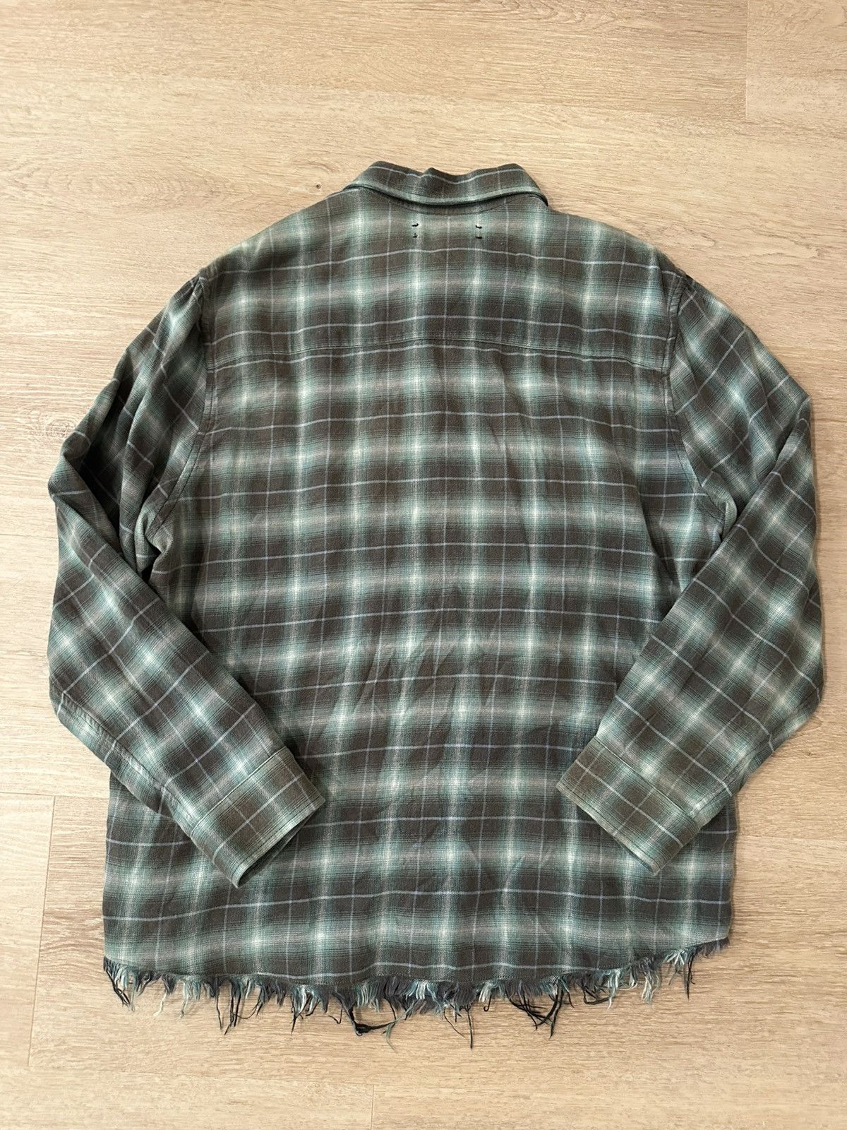 Amiri Distressed Amiri Flannel XL Size US XL / EU 56 / 4 - 2 Thumbnail