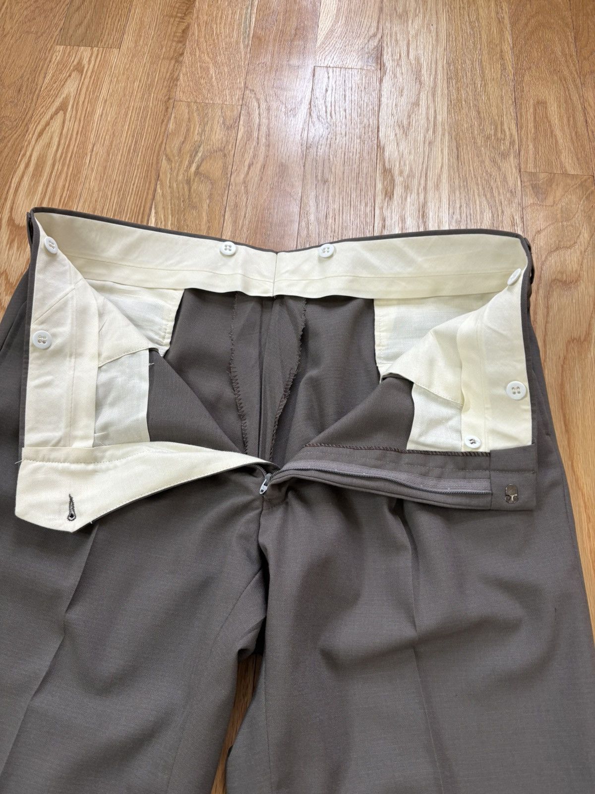 Stafford Stafford Executive Vintage 80s Made In USA Suit 46R 40X30 Size 46R - 15 Thumbnail