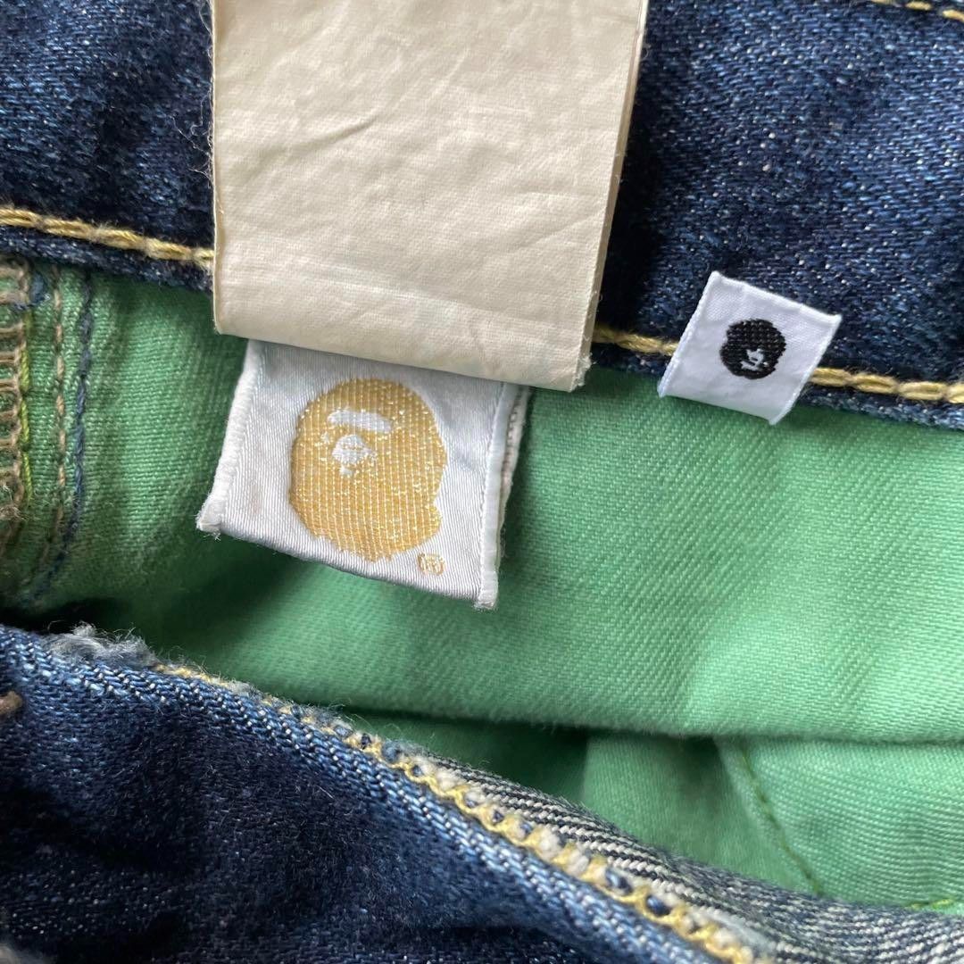 Bape A Bathing Ape (BAPE) - L Baggy Short Embroidered Backprint Size US 32 / EU 48 - 5 Thumbnail