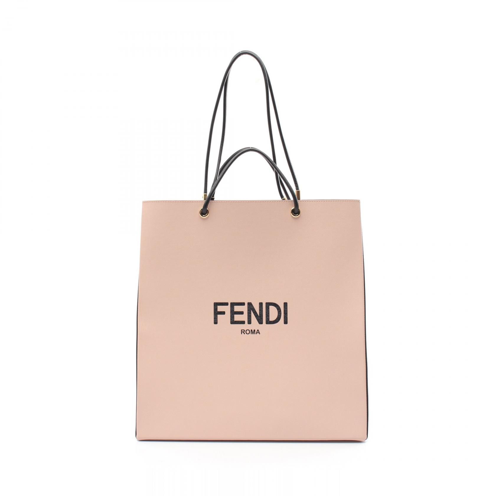 Fendi Fendi Fendi Pack Leather Tote Bag Leather Tote Bag 8Bh383 in Pink, Women's