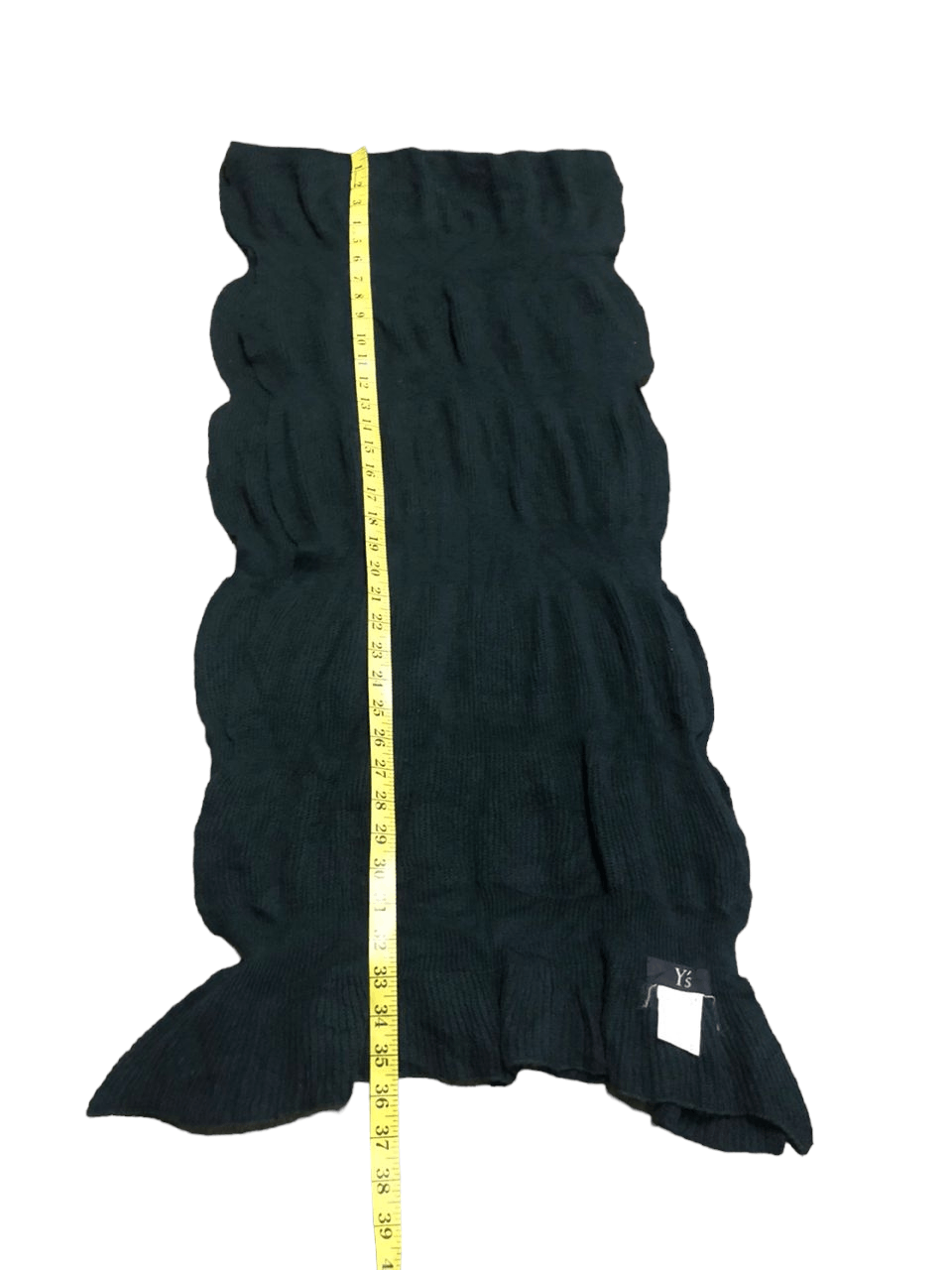 Yohji Yamamoto Y's Yohji Yamamoto Wool Knit Scarf Muffler Neckwear Size ONE SIZE - 11 Thumbnail