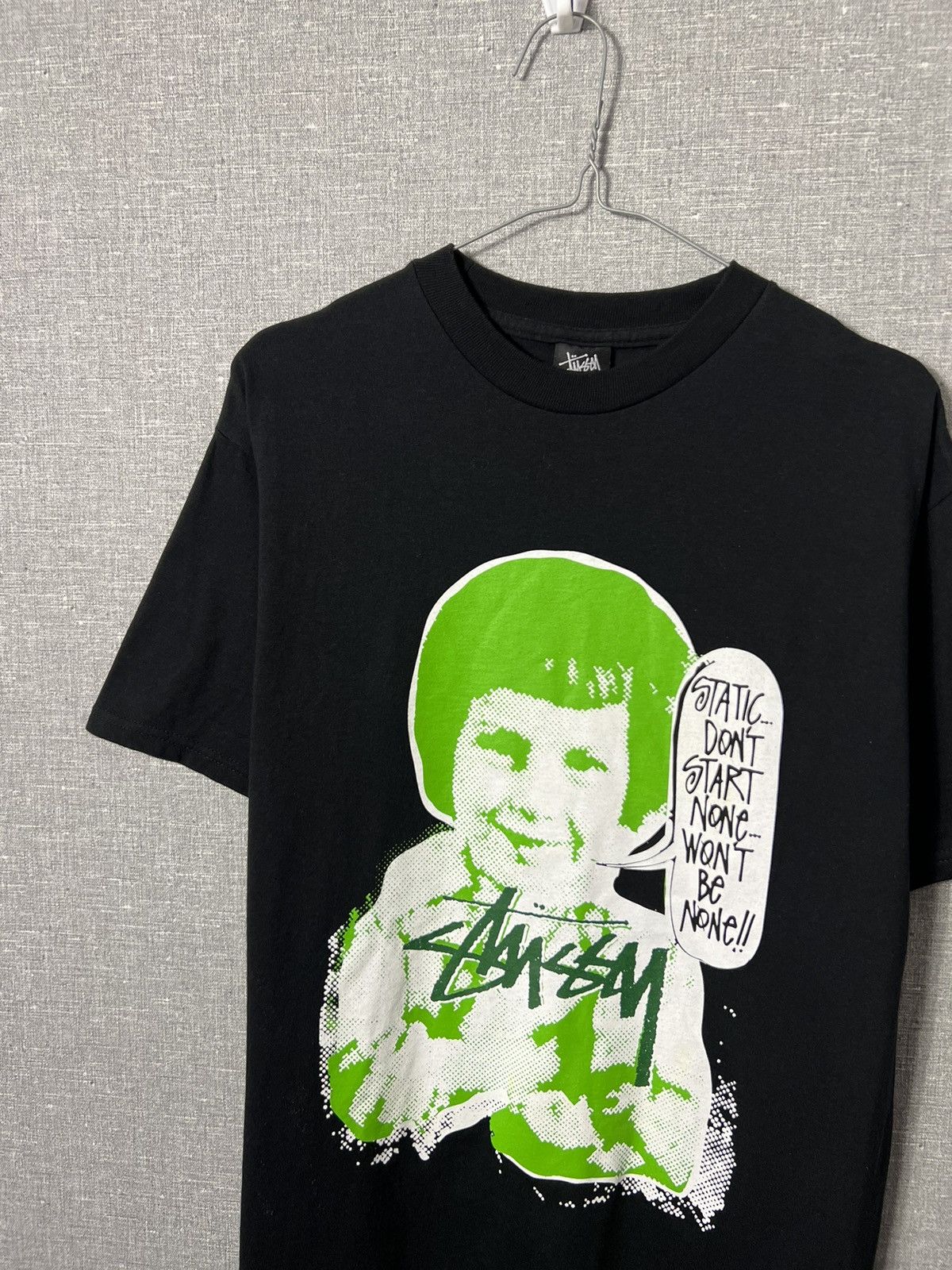 Stussy × Vintage Rare Vintage Stussy Static Don’t Start None Won’t Be None Size US M / EU 48-50 / 2 - 4 Thumbnail