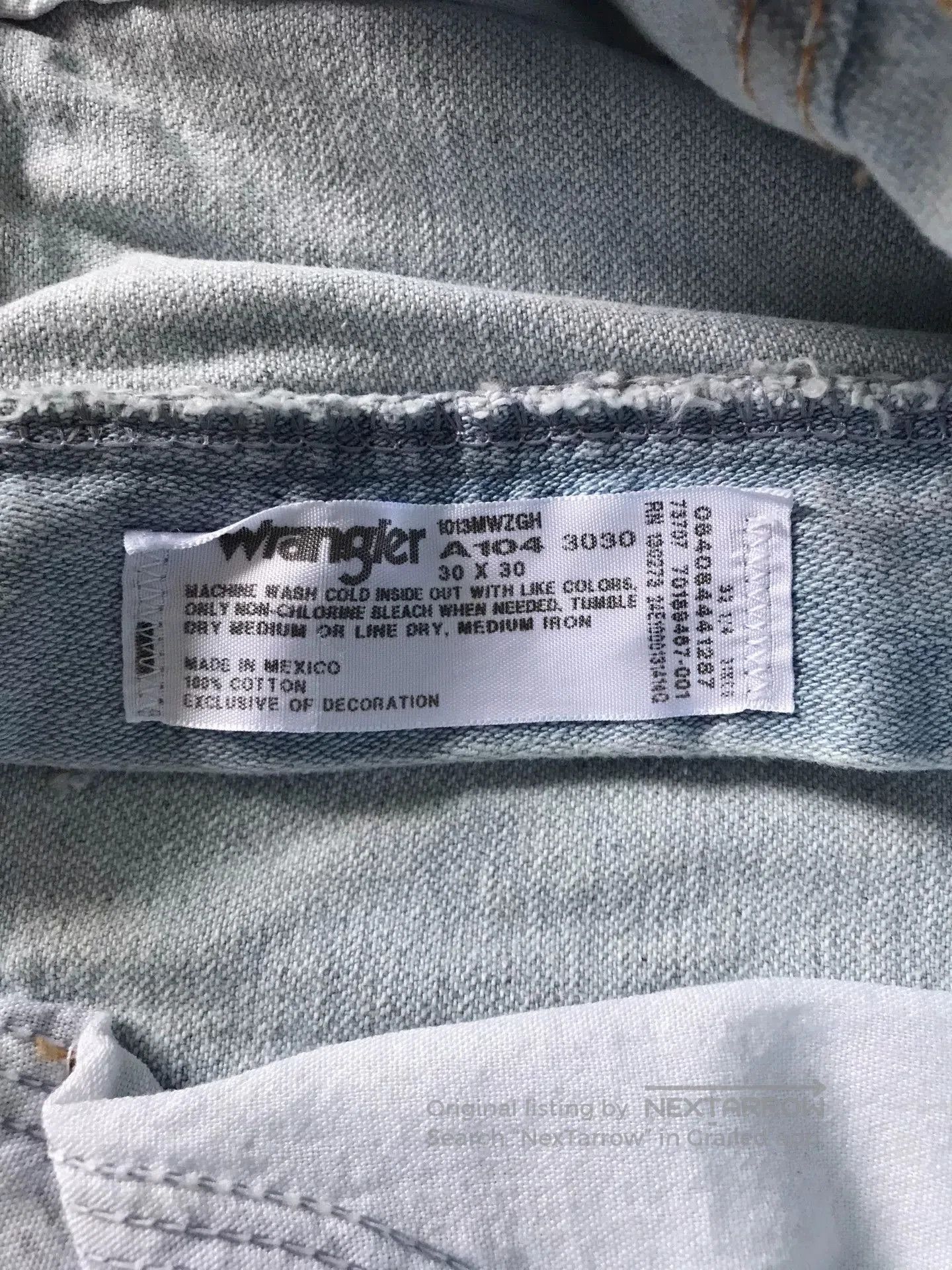 Wrangler Wrangler 13MWZ Light Blue Jeans W30L30. Size US 30 / EU 46 - 9 Thumbnail