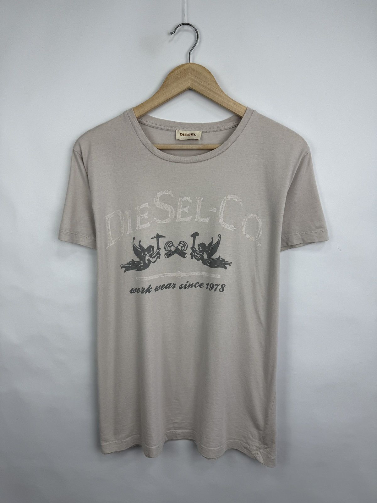 Diesel 🇺🇸 Vintage Y2K Diesel Work Wear since 1978 T-Shirt Rare Hype Size US XL / EU 56 / 4 - 3 Thumbnail
