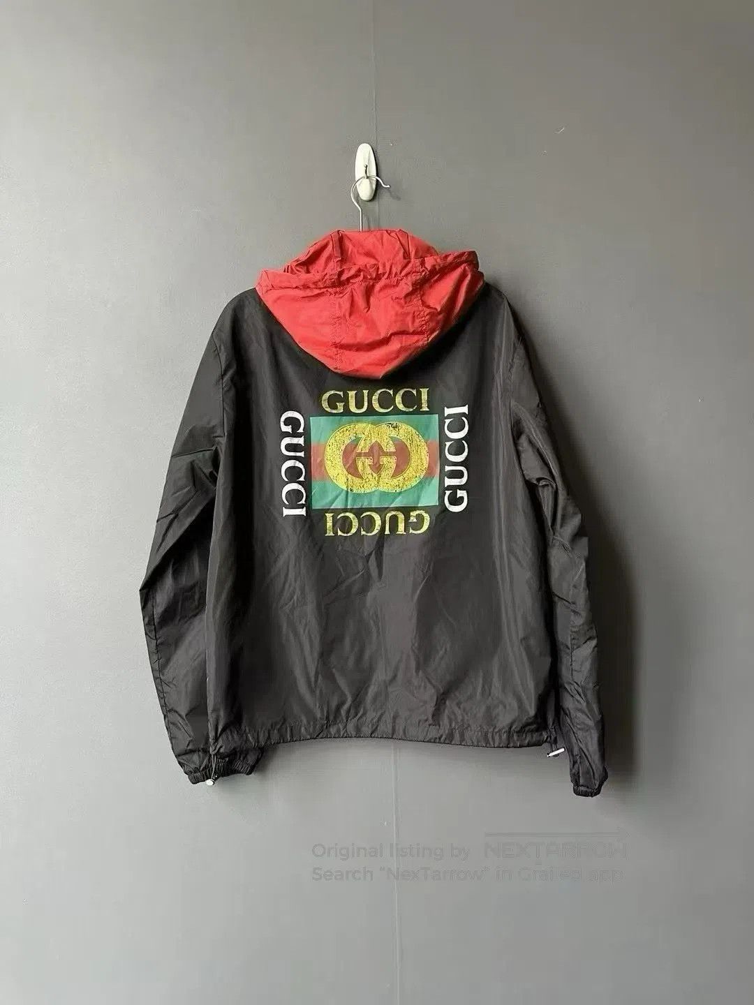 Gucci Guicci Back Logo Windbreaker Jacket| Size US S / EU 44-46 / 1 - 2 Thumbnail
