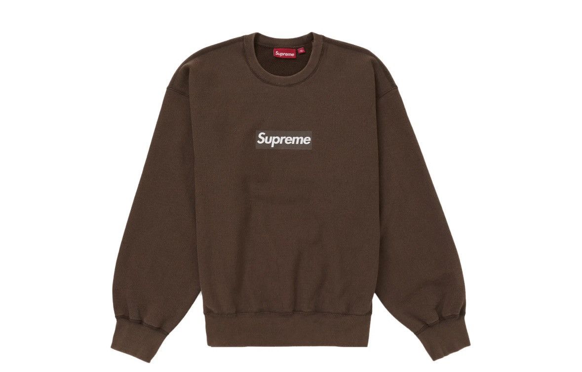 Supreme Supreme Washed Box Logo Crewneck Sweatshirt Size L | Grailed