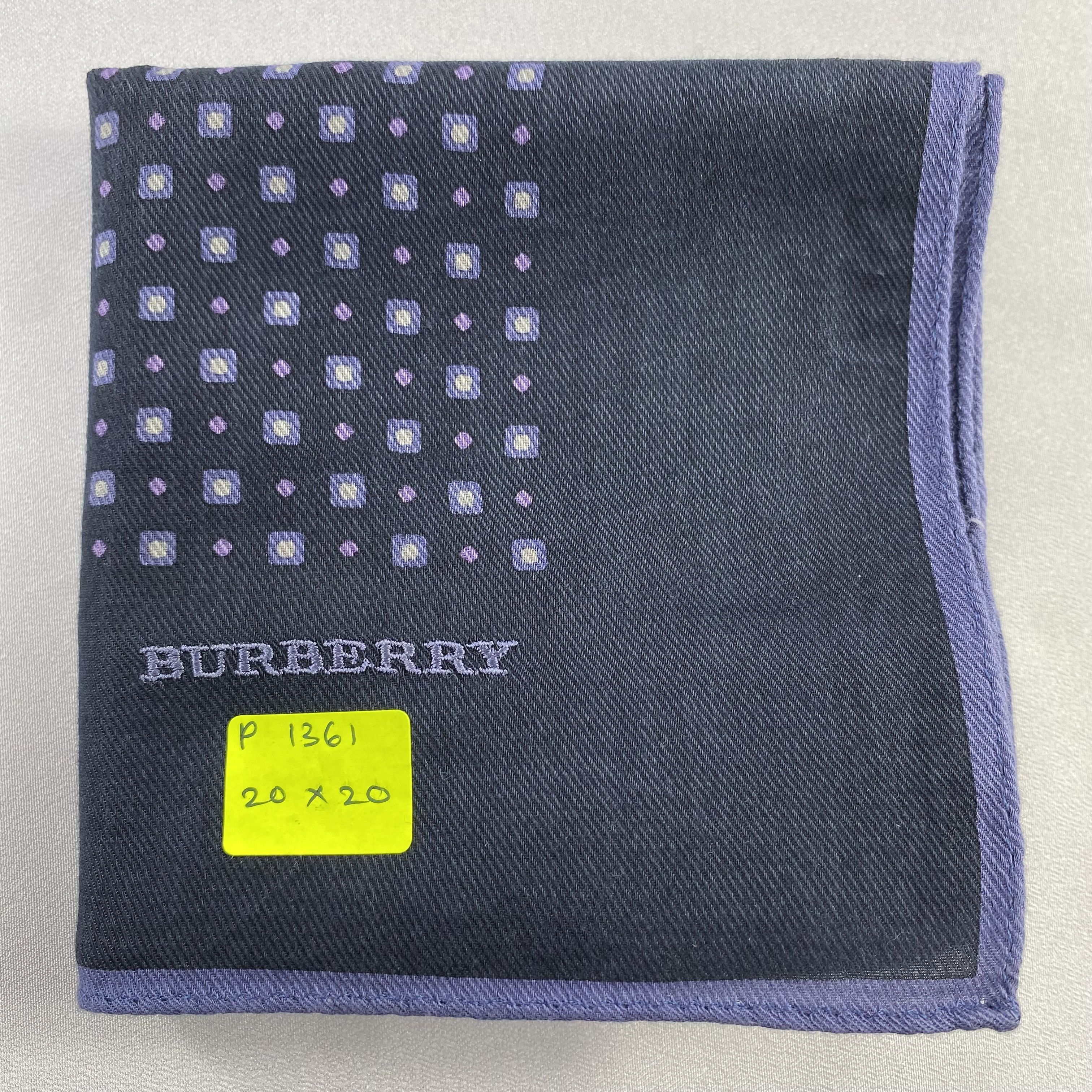 Burberry × Vintage Burberry Handkerchief / Neckerchief / Bandana-P1361 Size ONE SIZE - 5 Thumbnail