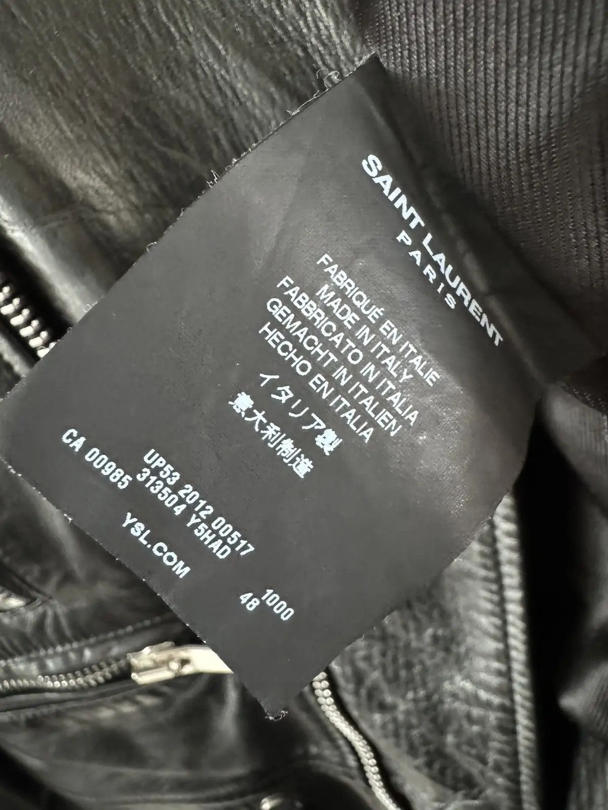 Saint Laurent Paris Saint Laurent L01 FW12 Size US M / EU 48-50 / 2 - 7 Thumbnail