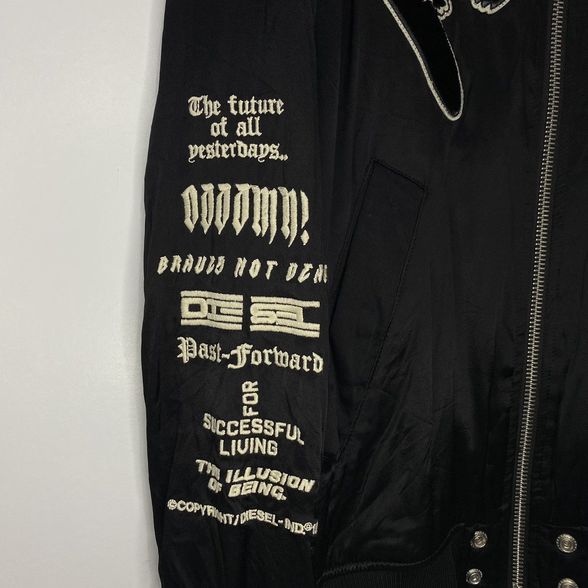 Diesel Diesel Sukajan Reversible Bomber Jacket Size US S / EU 44-46 / 1 - 3 Thumbnail