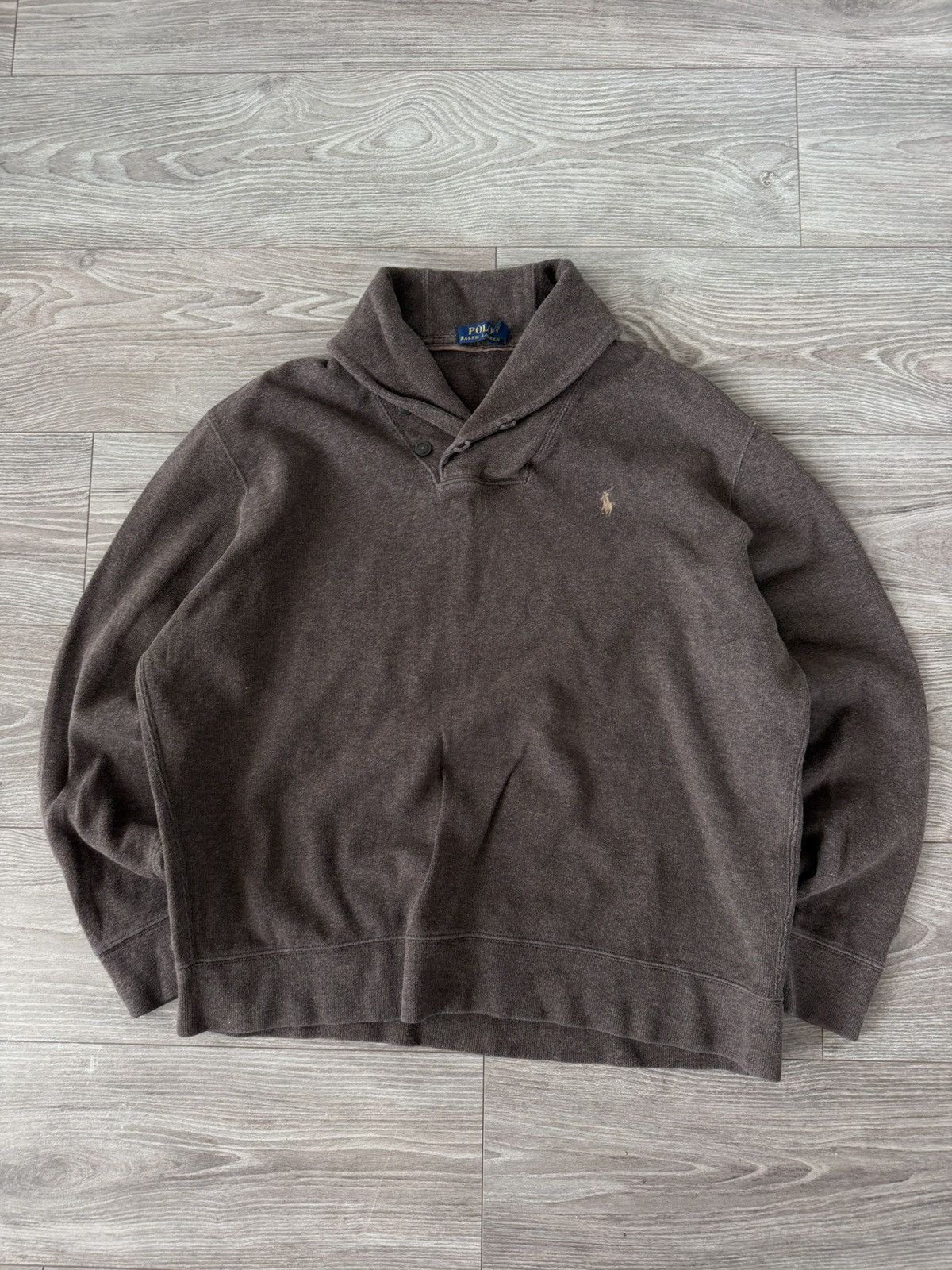 Polo Ralph Lauren Vintage Polo Ralph Lauren Embroidered Logo High Neck Sweater Size US XL / EU 56 / 4 - 2 Thumbnail
