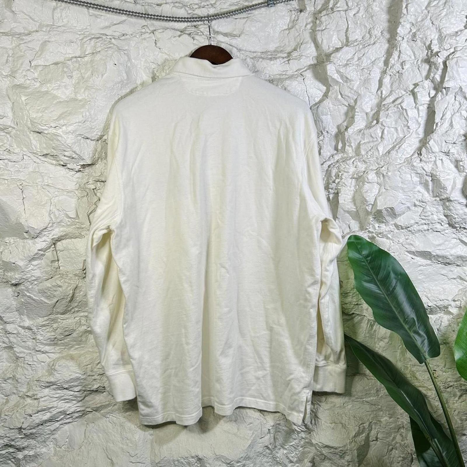 Polo Ralph Lauren Vintage Polo Ralph Lauren Rugby Long Sleeve Shirt Size Large Size US L / EU 52-54 / 3 - 5 Thumbnail