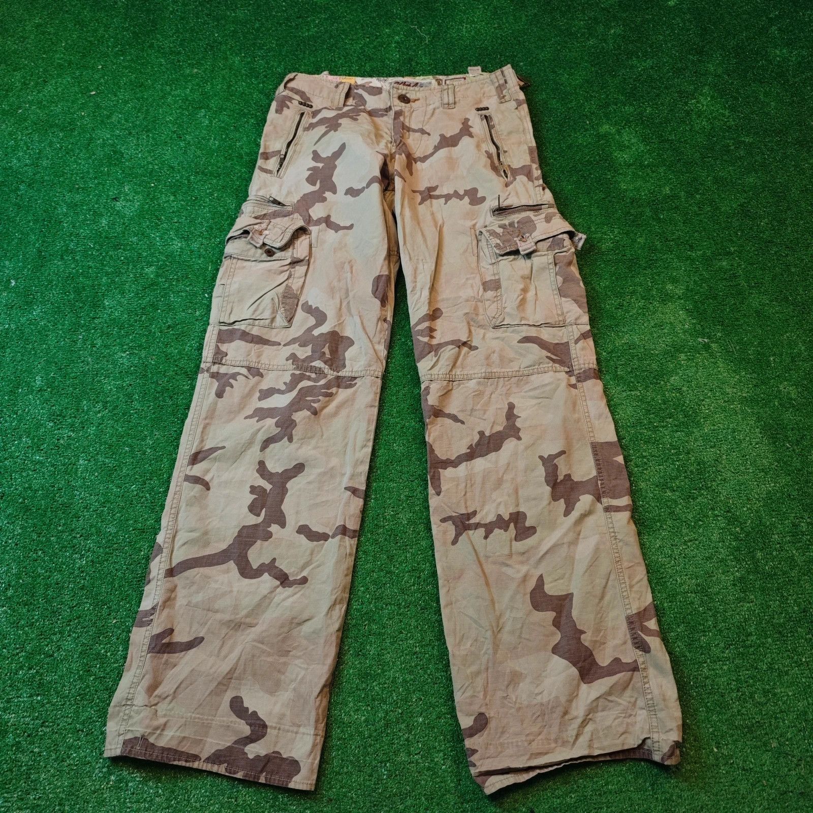 Scotch & Soda Scotch & Soda Cargo Pants Mens 32 straight utility camo Size US 32 / EU 48 - 1 Thumbnail