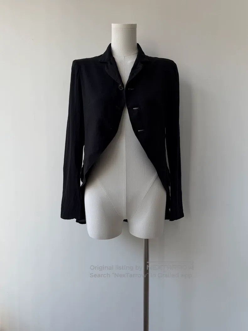 Yohji Yamamoto Yohji Yamamoto size 1 15SS Double Gauze Fishtail Suit Jacke Size S / US 4 / IT 40 - 3 Thumbnail