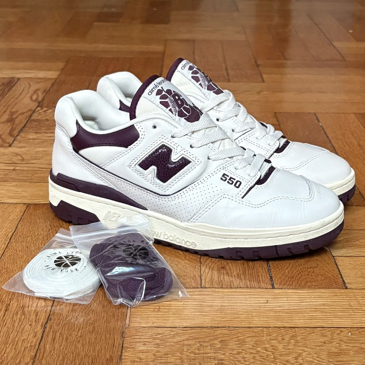 Aime Leon Dore × New Balance Aimé Leon Dore P550 “Purple” Size US 8.5 / EU 41-42 - 2 Thumbnail