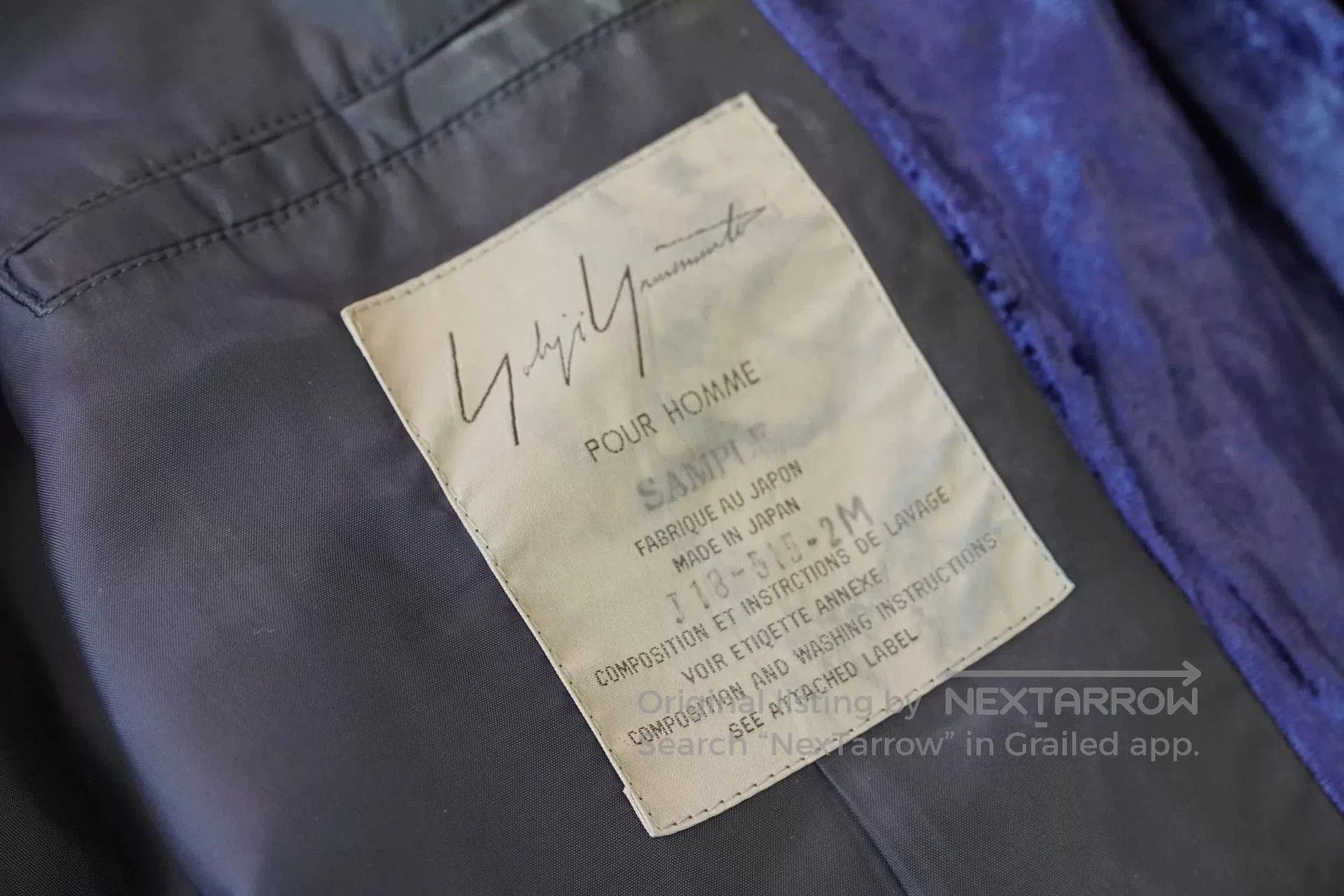 Yohji Yamamoto yohji yamamoto blue velvet jacket. Size US M / EU 48-50 / 2 - 7 Thumbnail