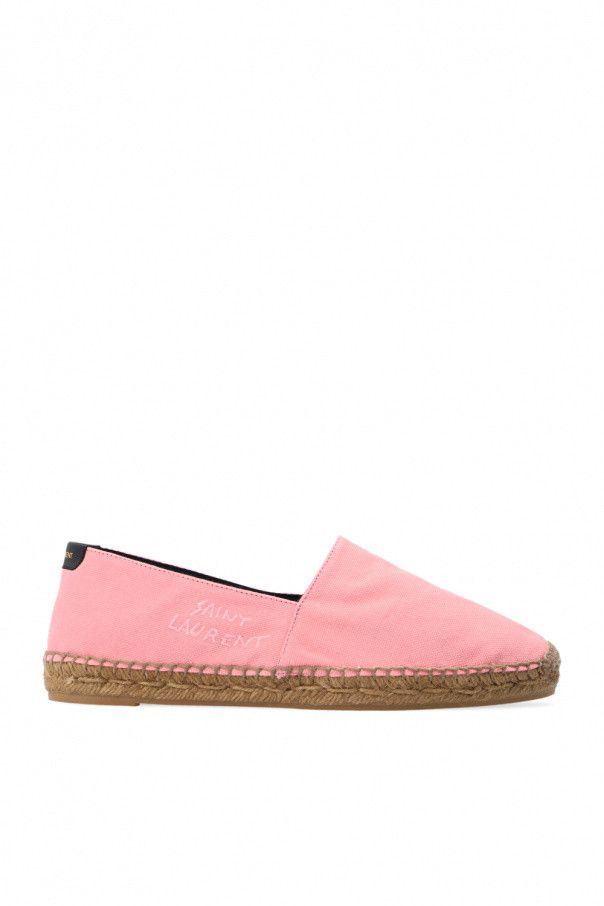 image of Saint Laurent Paris Oc11Z10524 Espadrilles With Logo In Pink Shoes, Women's (Size 8)