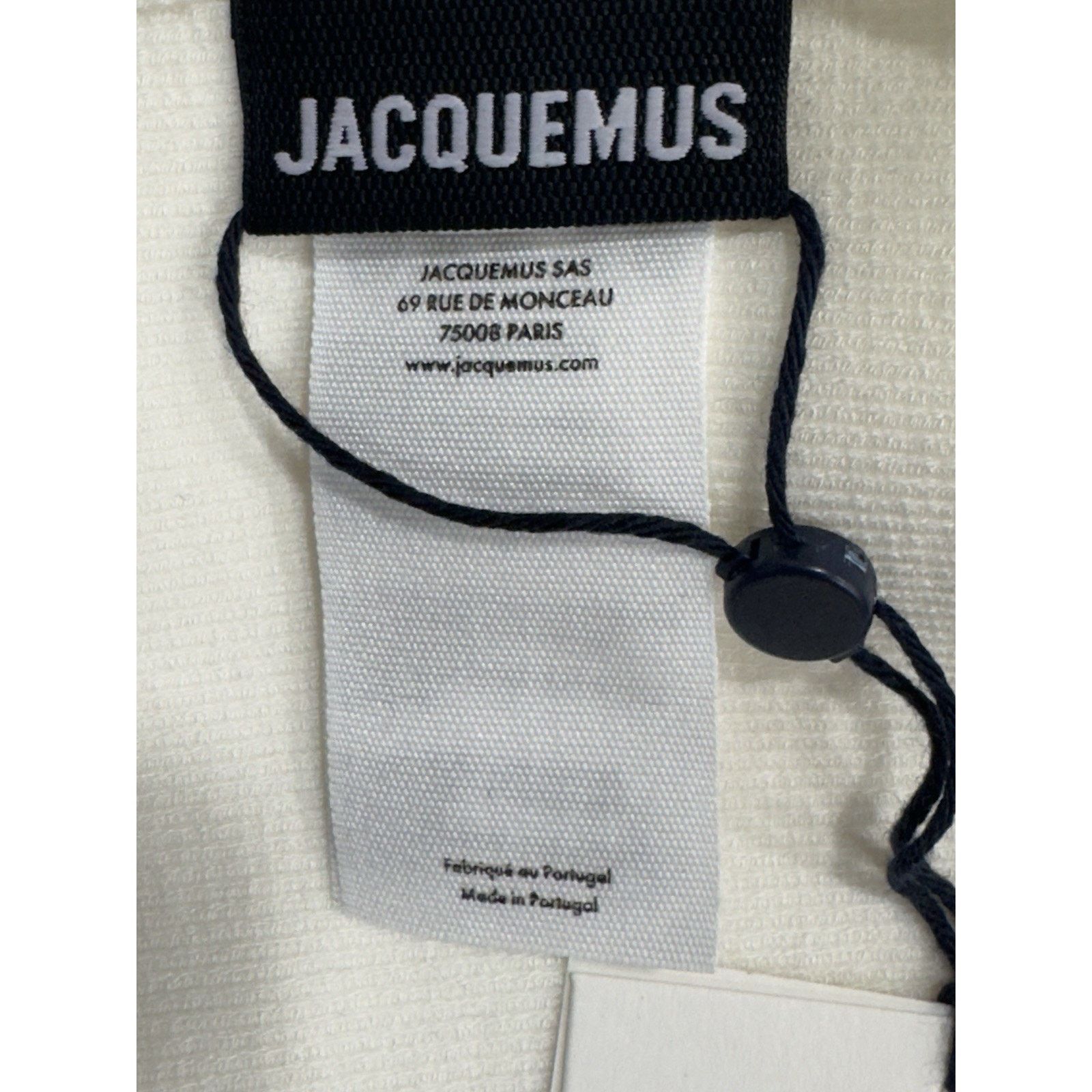 Jacquemus JACQUEMUS Le Bandeau Frivolli Top Off White Cropped Bralette Size M / US 6-8 / IT 42-44 - 5 Thumbnail