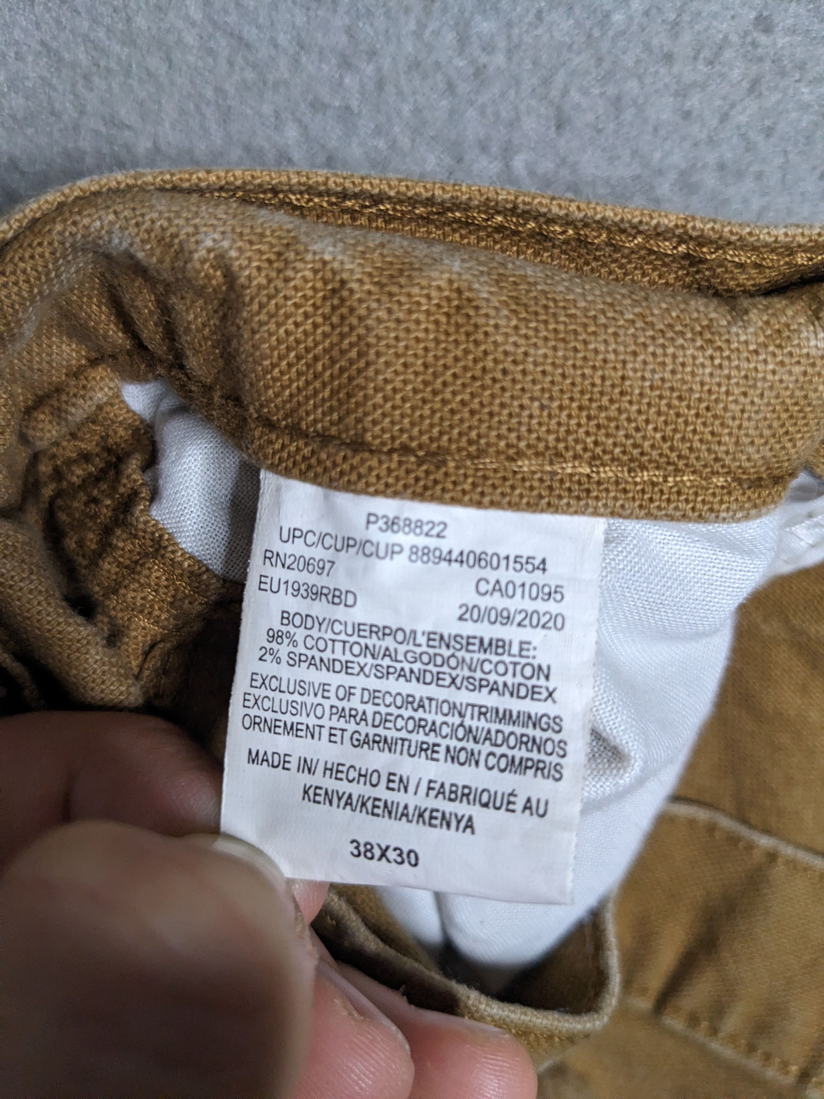 Dickies Dickies Carpenter Pants 38x30 Canvas Beige Distressed Faded Size US 38 / EU 54 - 11 Thumbnail