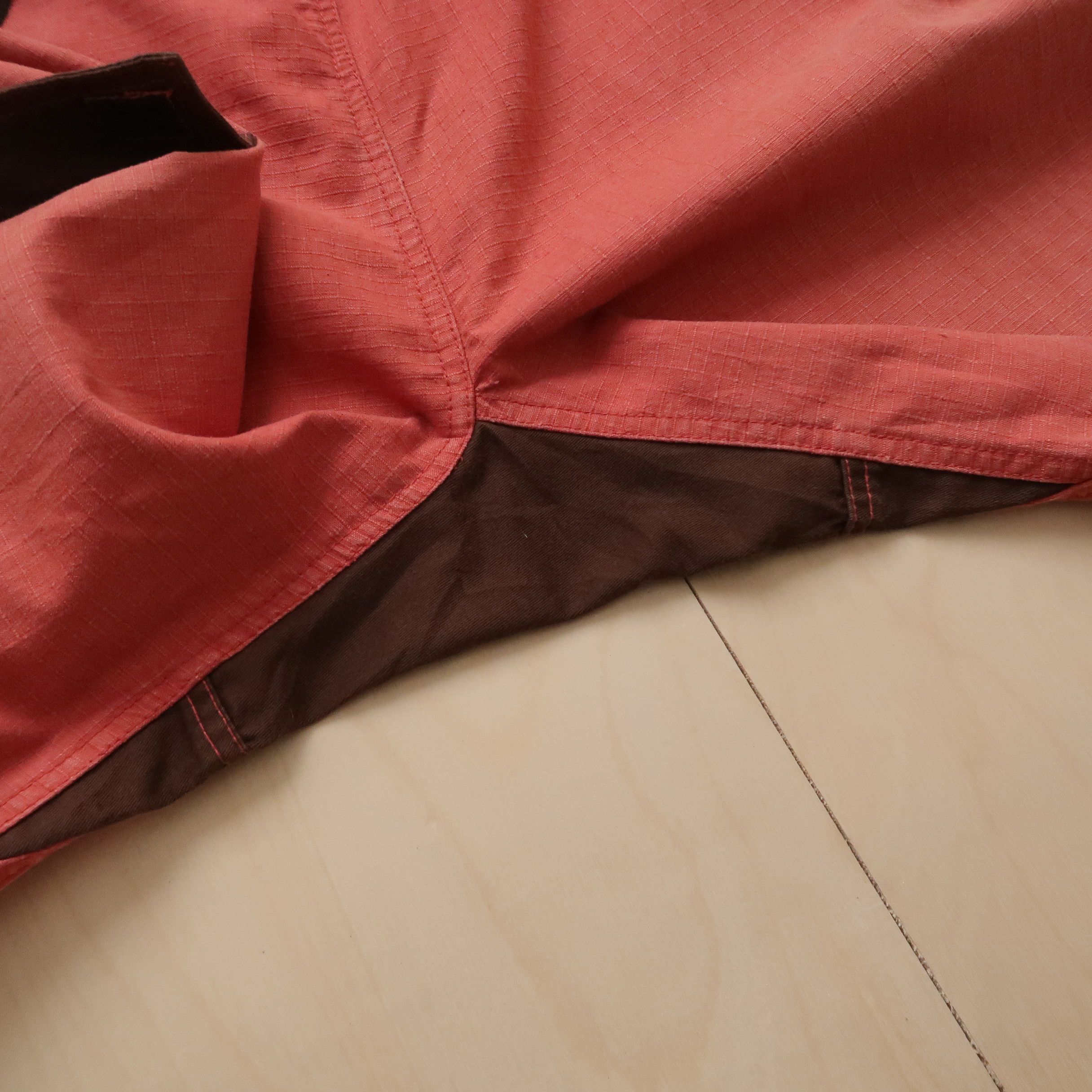 Manastash VTG 90s Manastash USA Hemp Cargo Military Patchwork Shorts Size US 33 - 14 Thumbnail