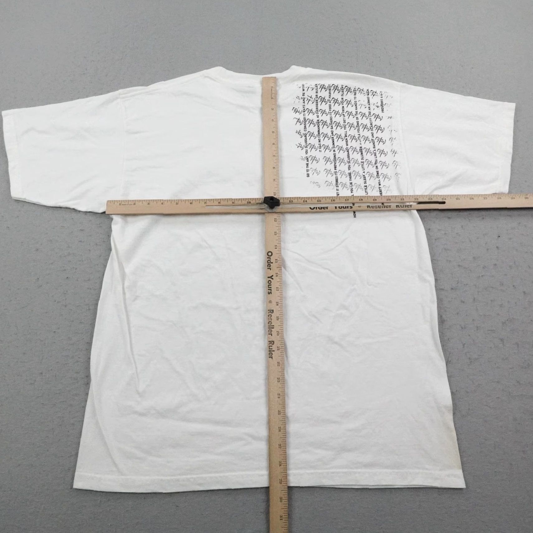 Vintage VINTAGE Not Of This World Shirt Mens XL White Be The Ant Christian Proverbs Y2K Size US XL / EU 56 / 4 - 7 Thumbnail